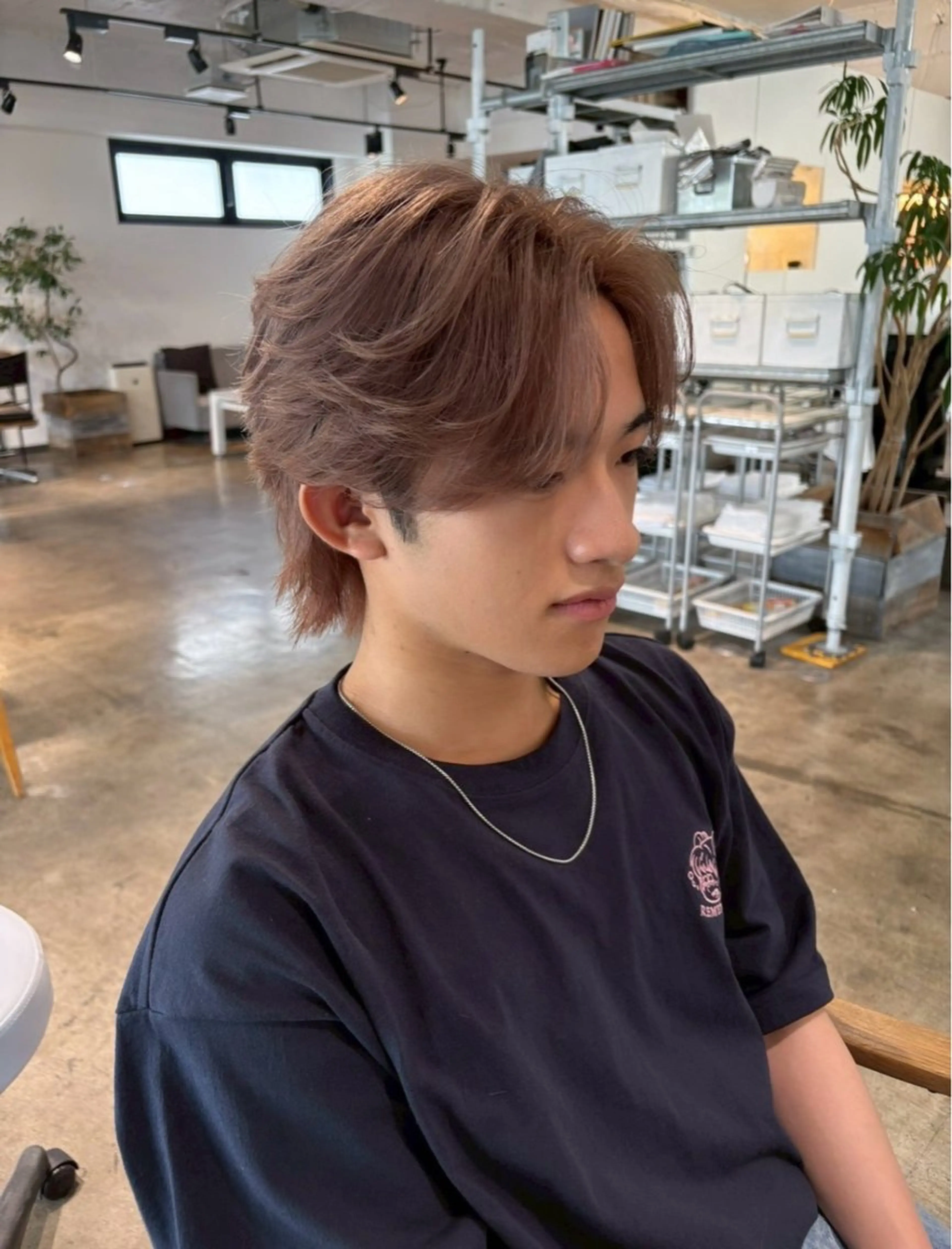 カラー メンズ ヘアカラー トリートメント 🩷ブリーチなし韓国 へア🩷HARUKAのヘアスタイル