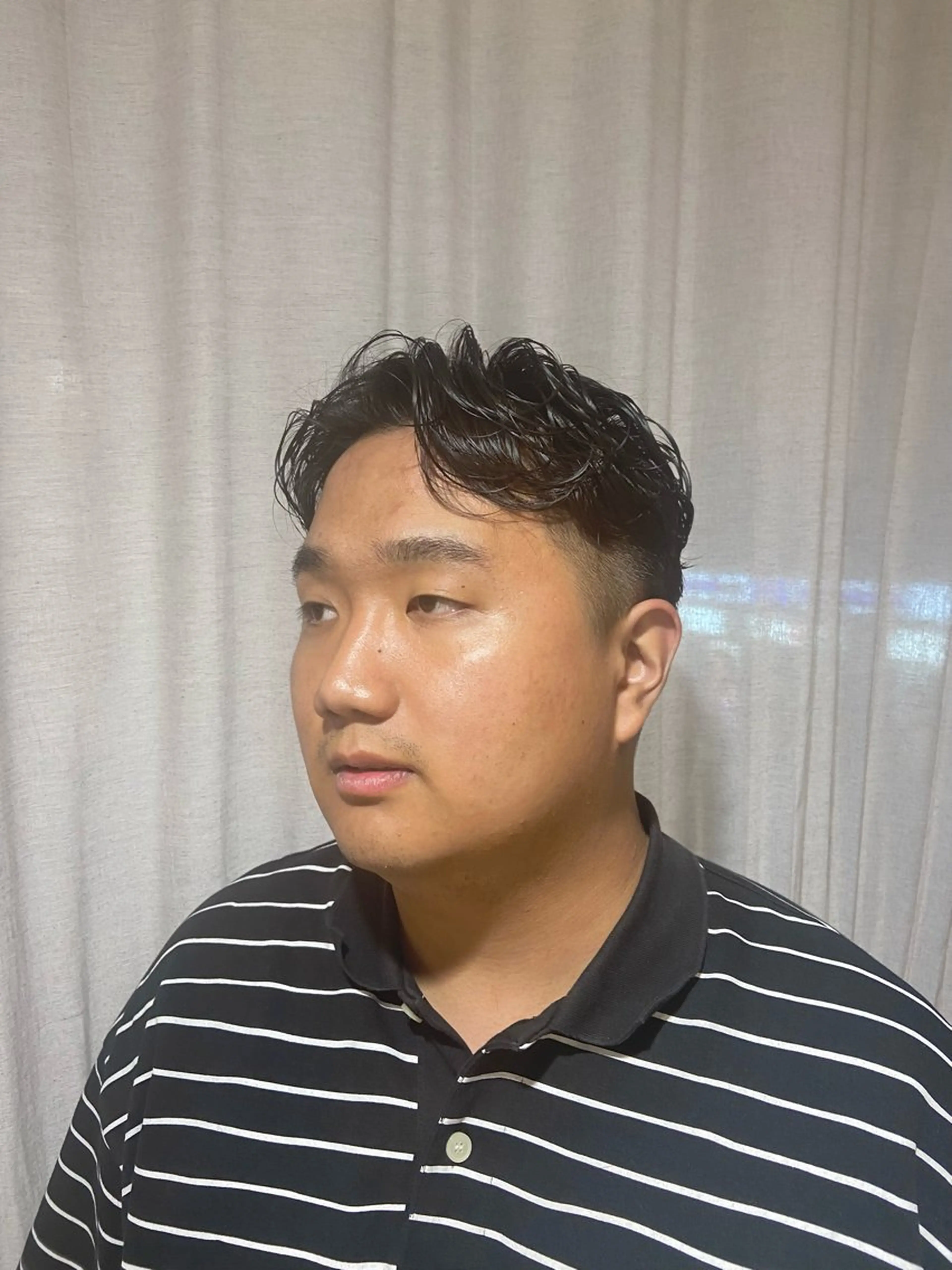 ショート パーマ メンズ メンズパーマ くせ毛 ニュアンスパーマ カット パーマ なかまみさと 🌼極上ヘッドスパのヘアスタイル