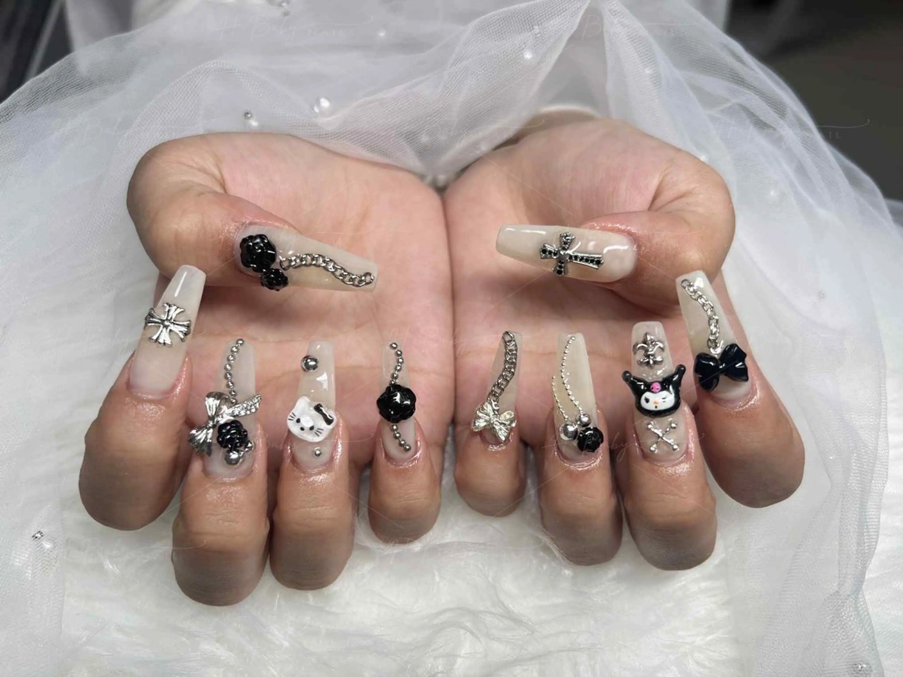 ネイル アートネイル 成人式 ジェルネイル ニュアンスネイル 夏ネイル ハンドネイル H.baby Nai Salon所属・neco H.babynailのネイルデザイン