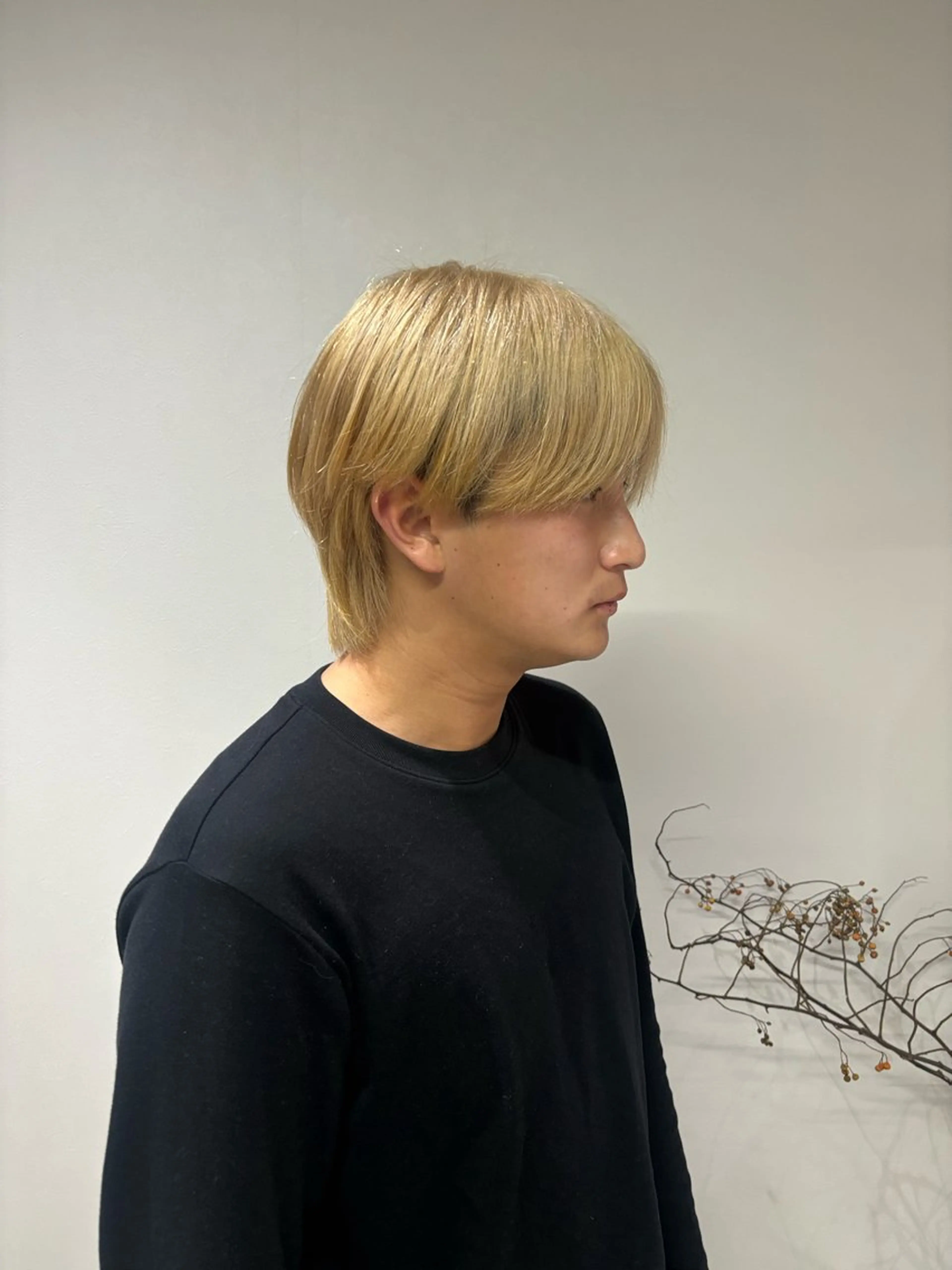 カラー メンズ メンズブリーチ ブリーチ ブロンド 🐼 こゆきのヘアスタイル