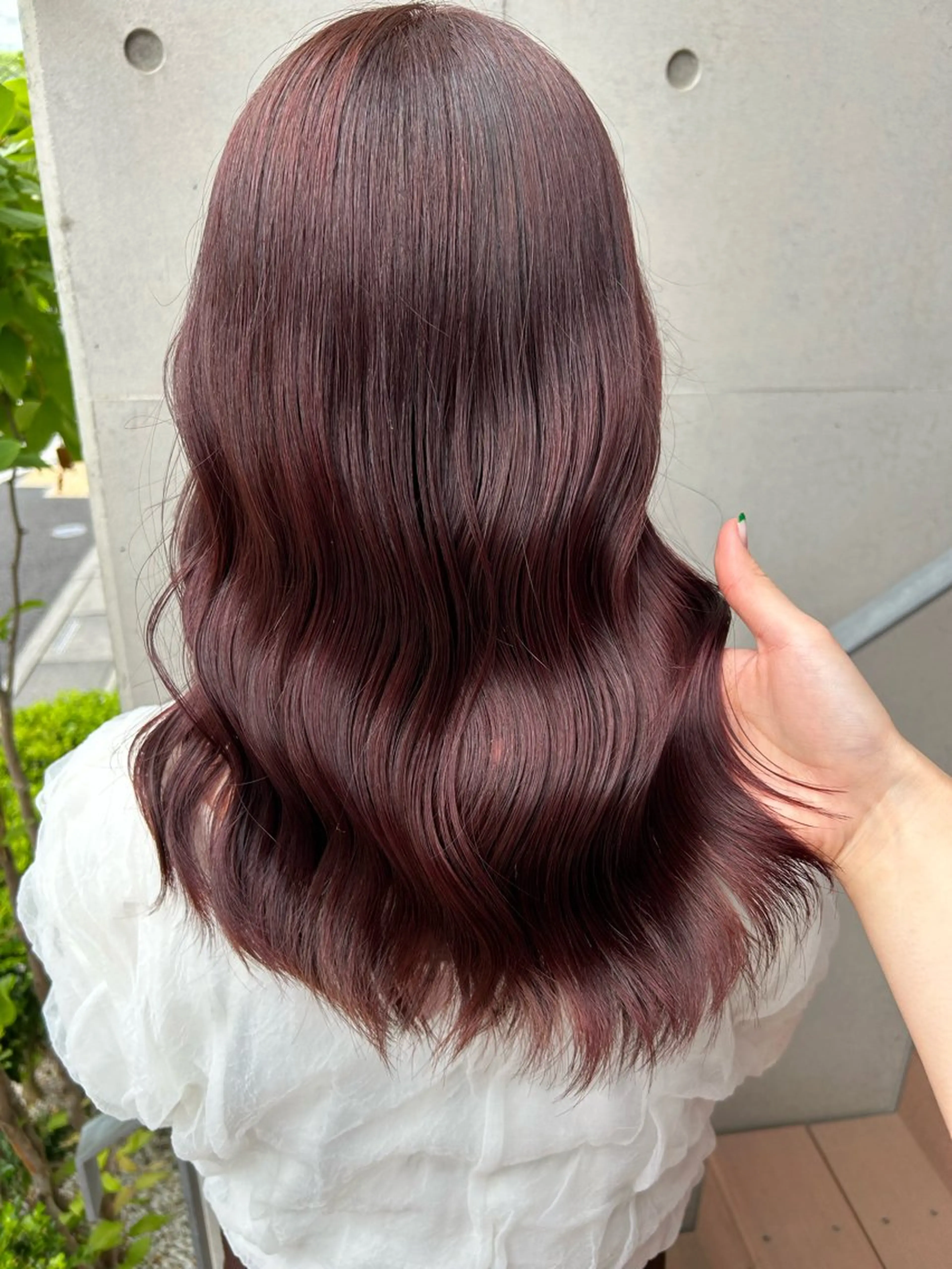 ミディアム トリートメント カット ヘアカラー トリートメント 森山 佳小里 /暖色カラーのヘアスタイル