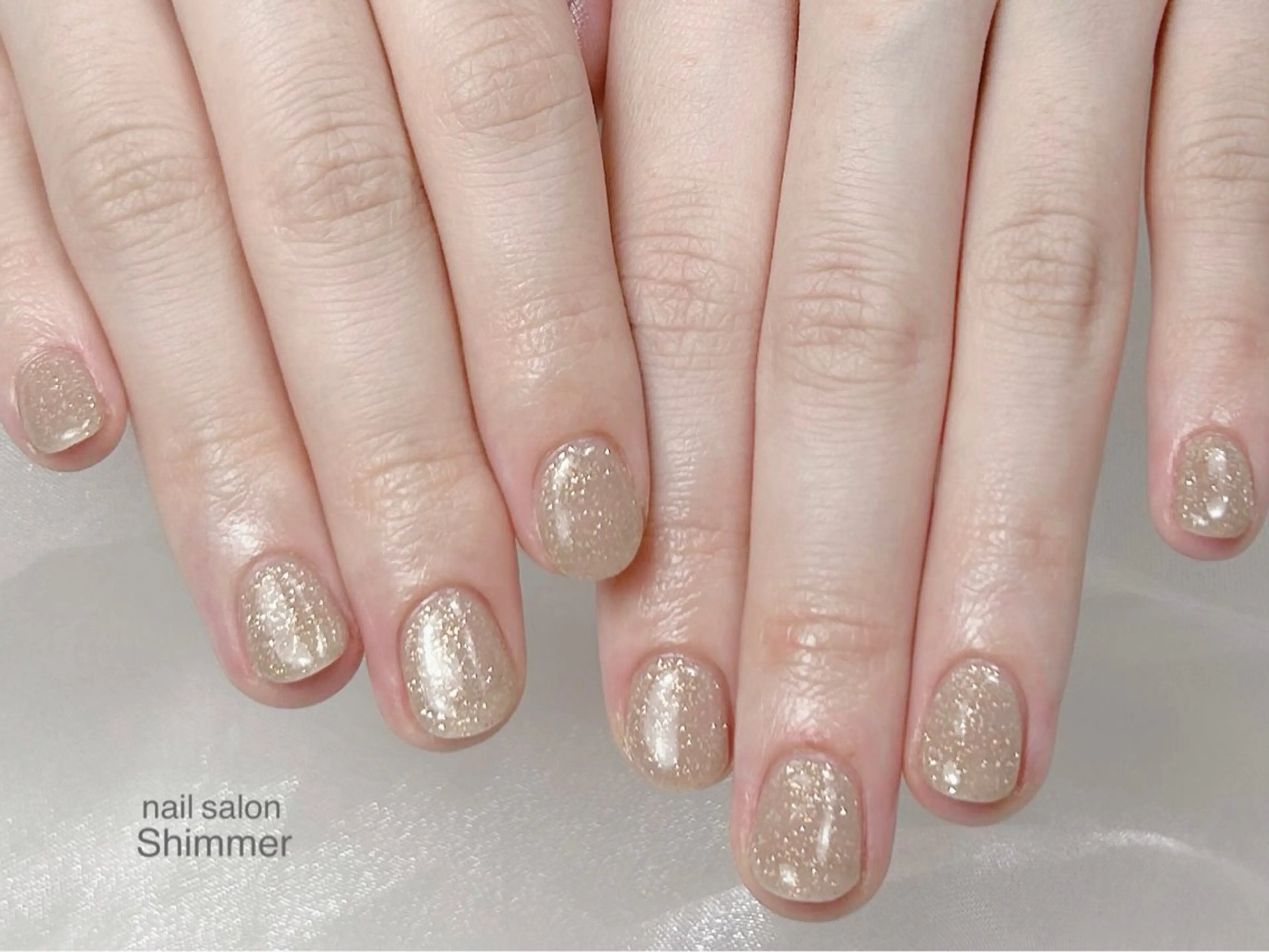 ネイル ハンドネイル Shimmer Risaのネイルデザイン