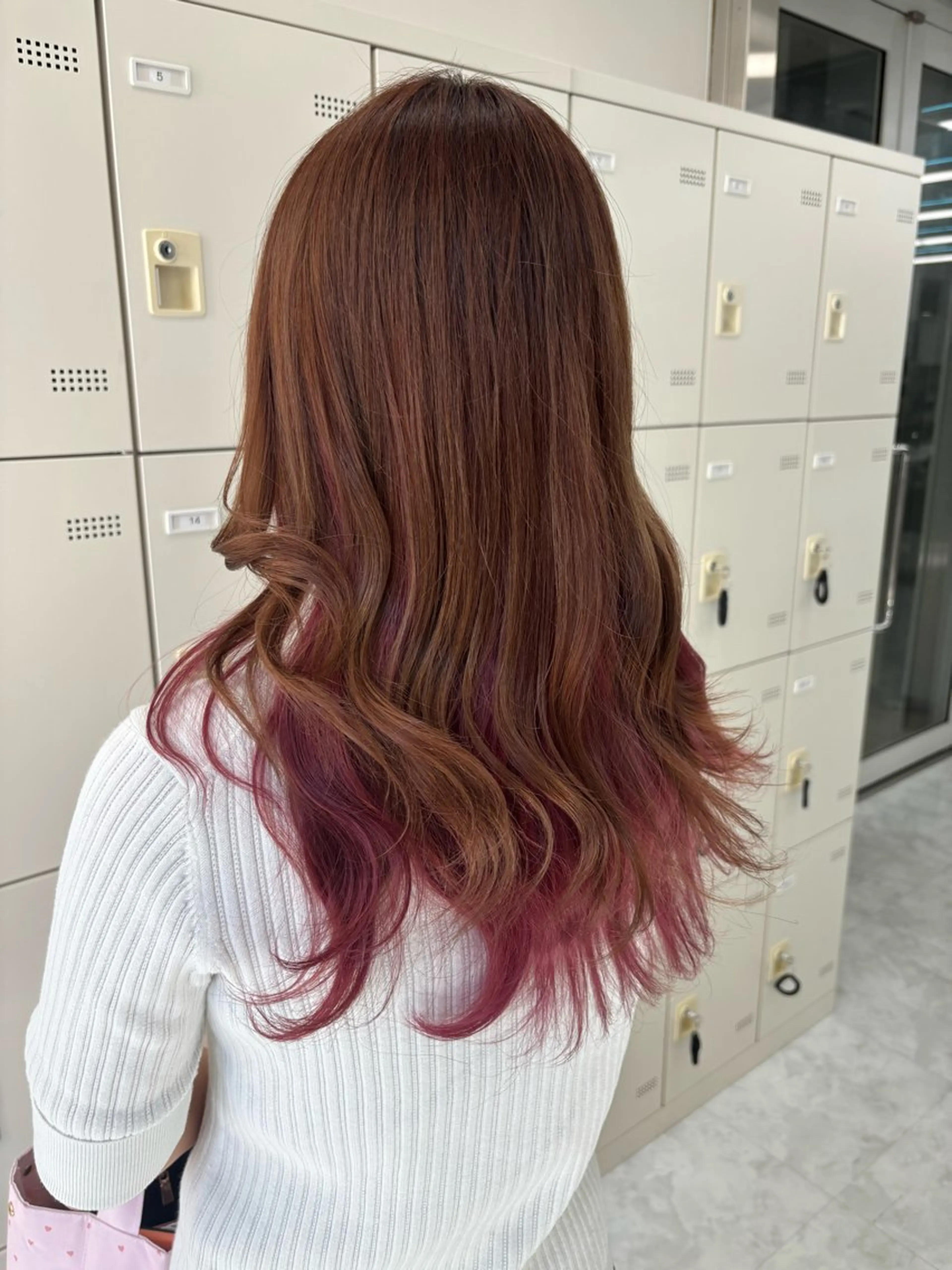ロング カラー ヘアカラー ヘッドスパ ヘアセット 斗和🫧天神/ハイ トーン／透明感カラーのヘアスタイル