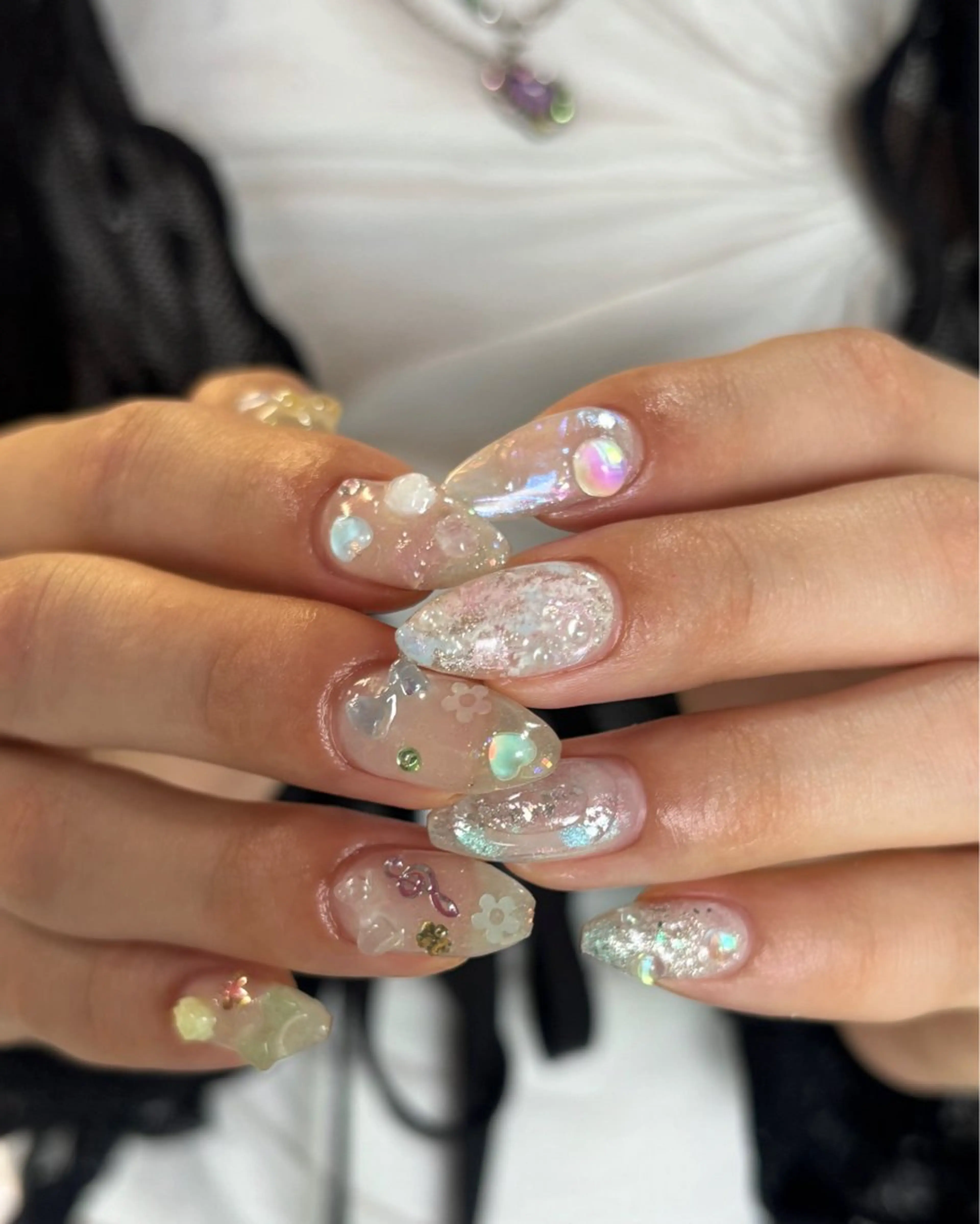 【ご新規様  8/10,8/11限定】ニュアンスネイル120min art ￥6,900 （off1本￥110）の写真