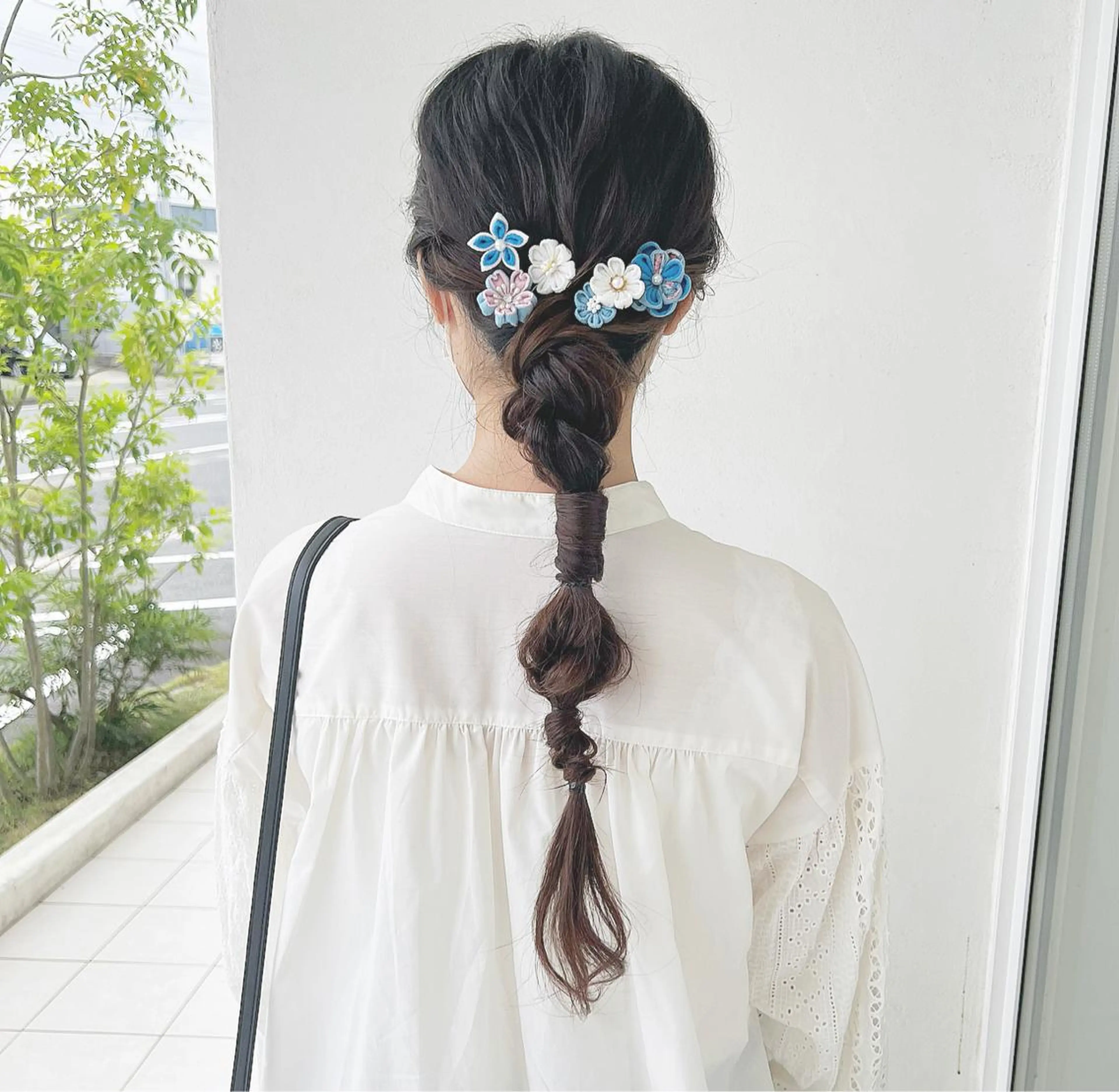 ロング 切りっぱなしボブ 👩🏼ミニボブのヘアスタイル