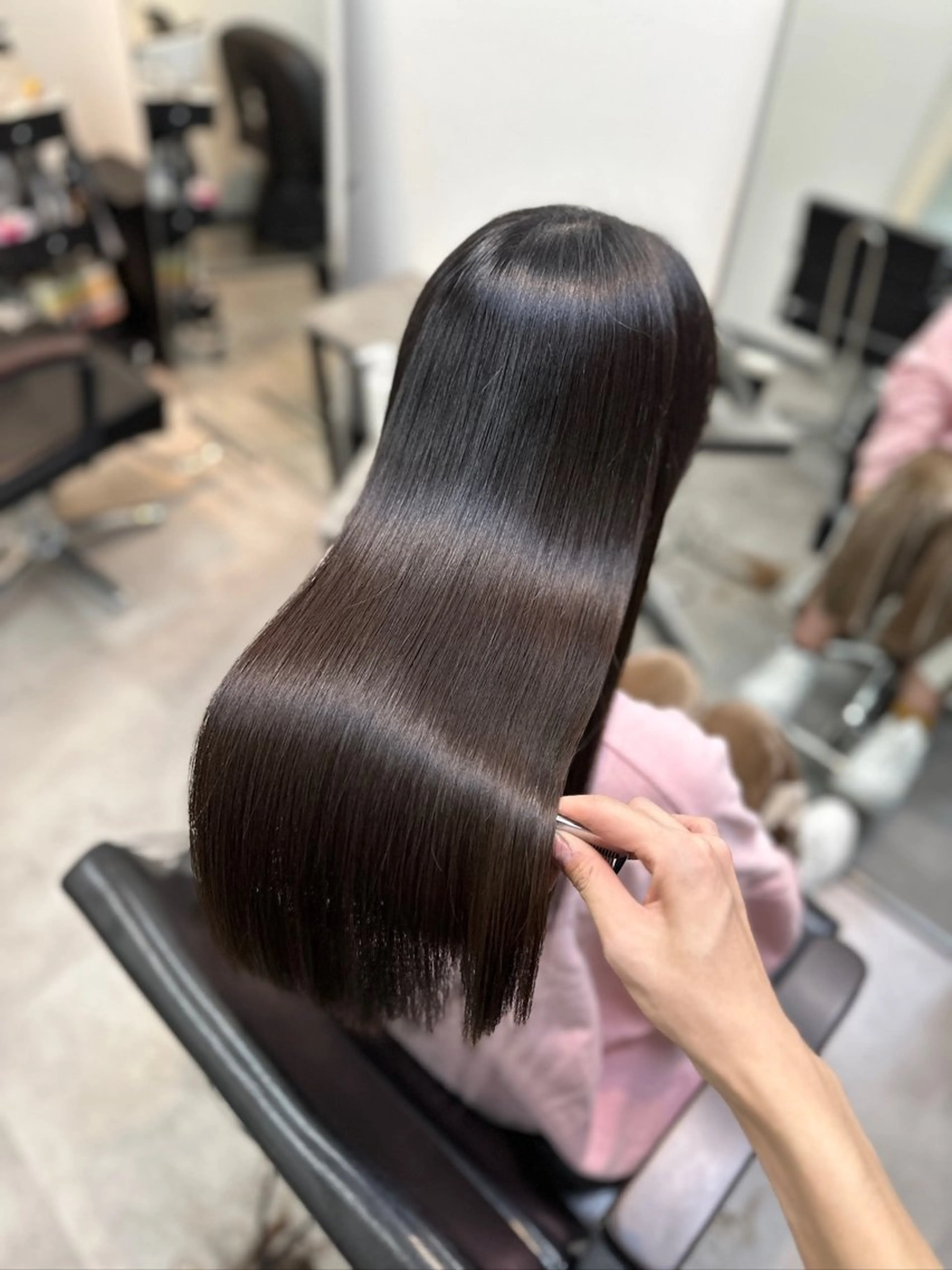 ロング 縮毛矯正 トリートメント shinka　omotesando所属・ブリーチ縮毛矯正 /髪質改善/タイチのヘアスタイル