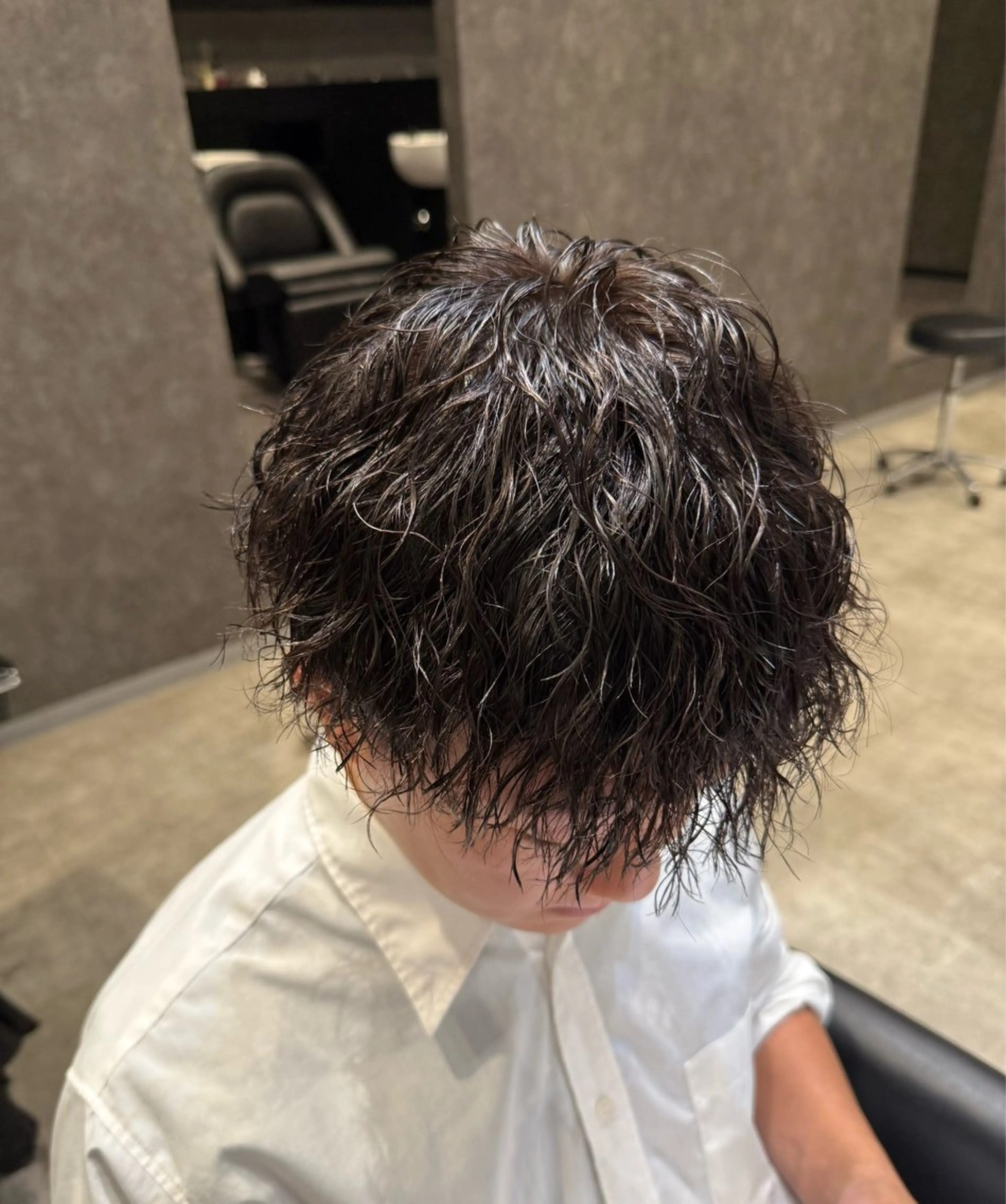 パーマ メンズ カット ＿WHITE鳳店所属・＿white鳳店/ 牧原彩乃のヘアスタイル