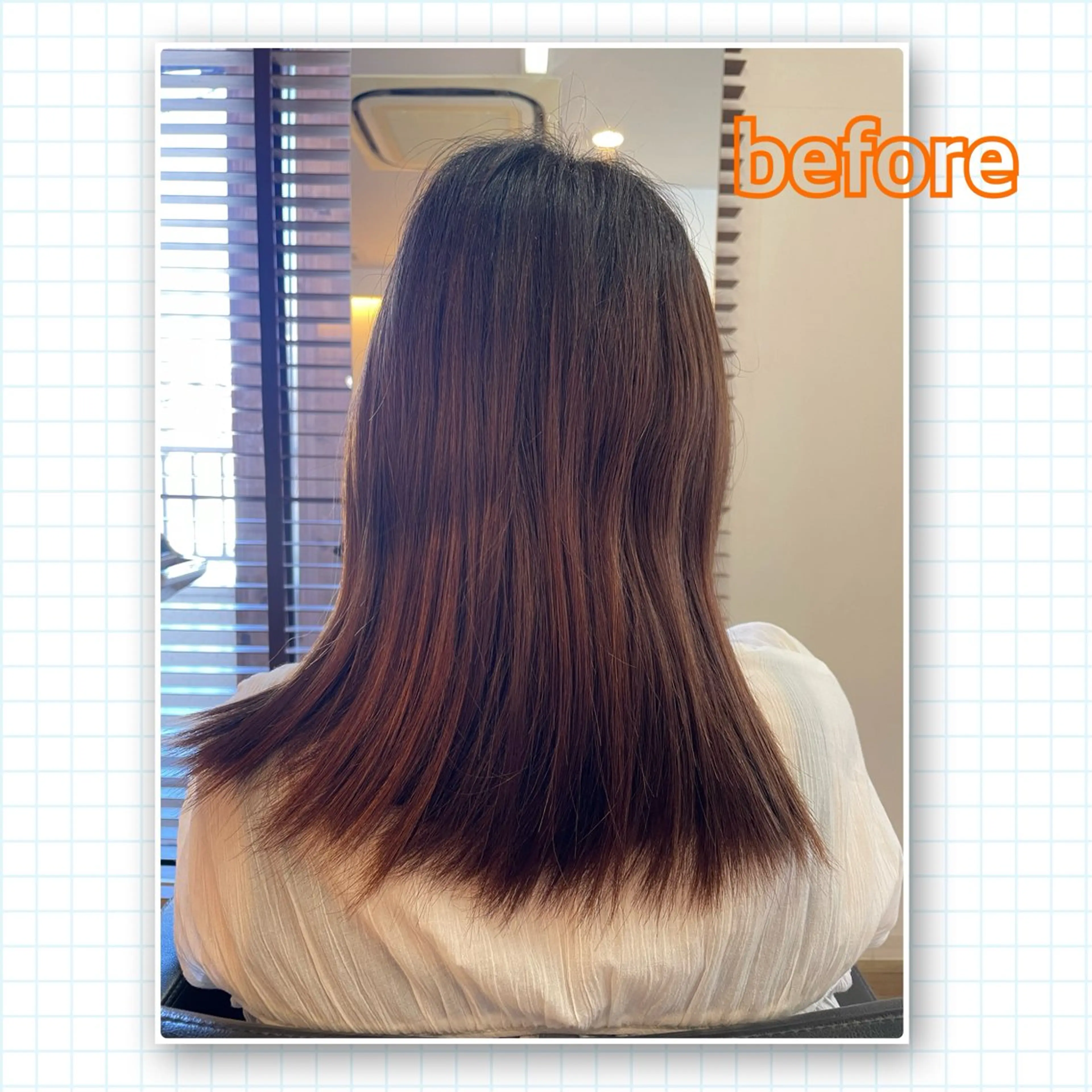 セミロング アミーベル🧸🧡 井口店✂️しおりのヘアスタイル