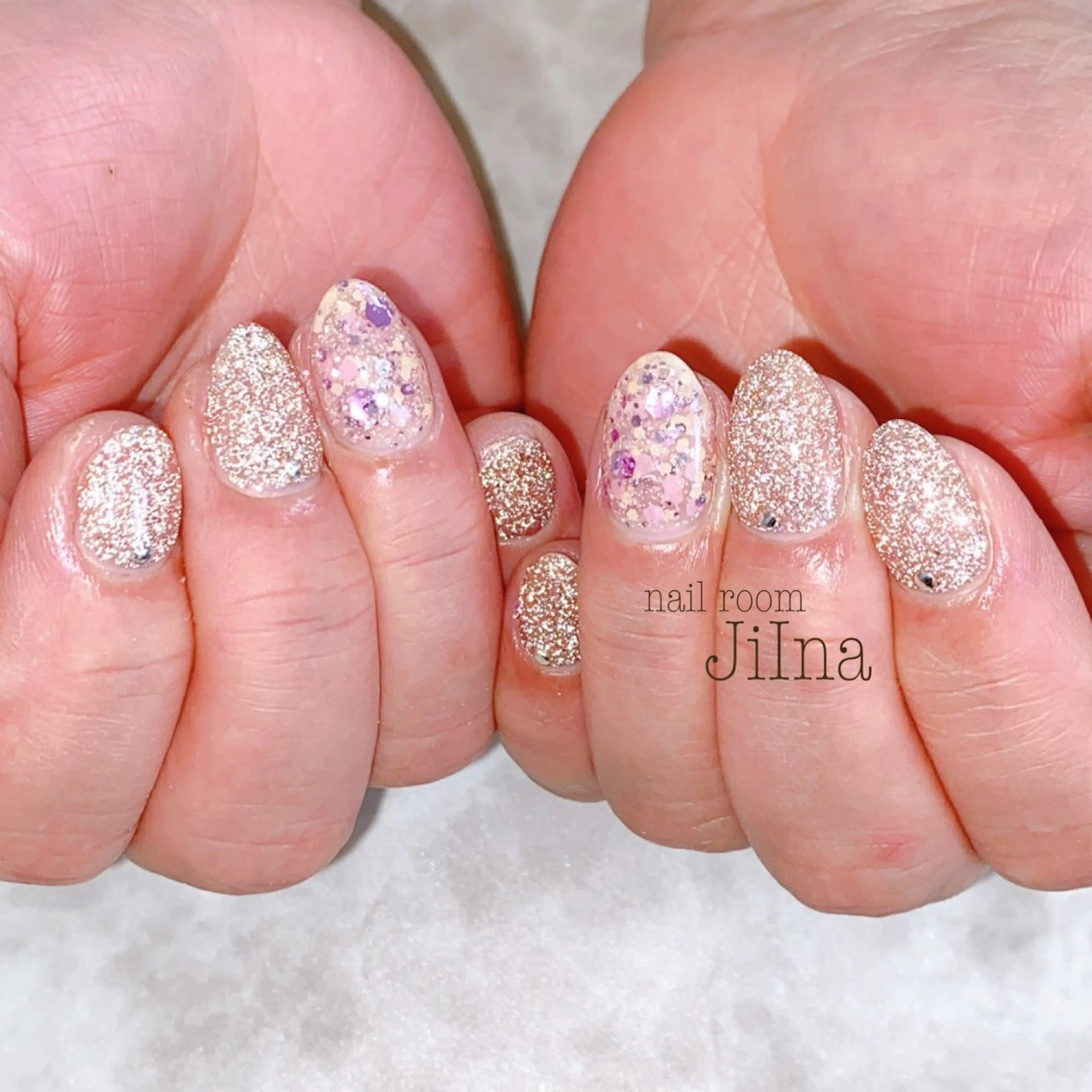 ネイル フラッシュネイル nail room JiInaのネイルデザイン