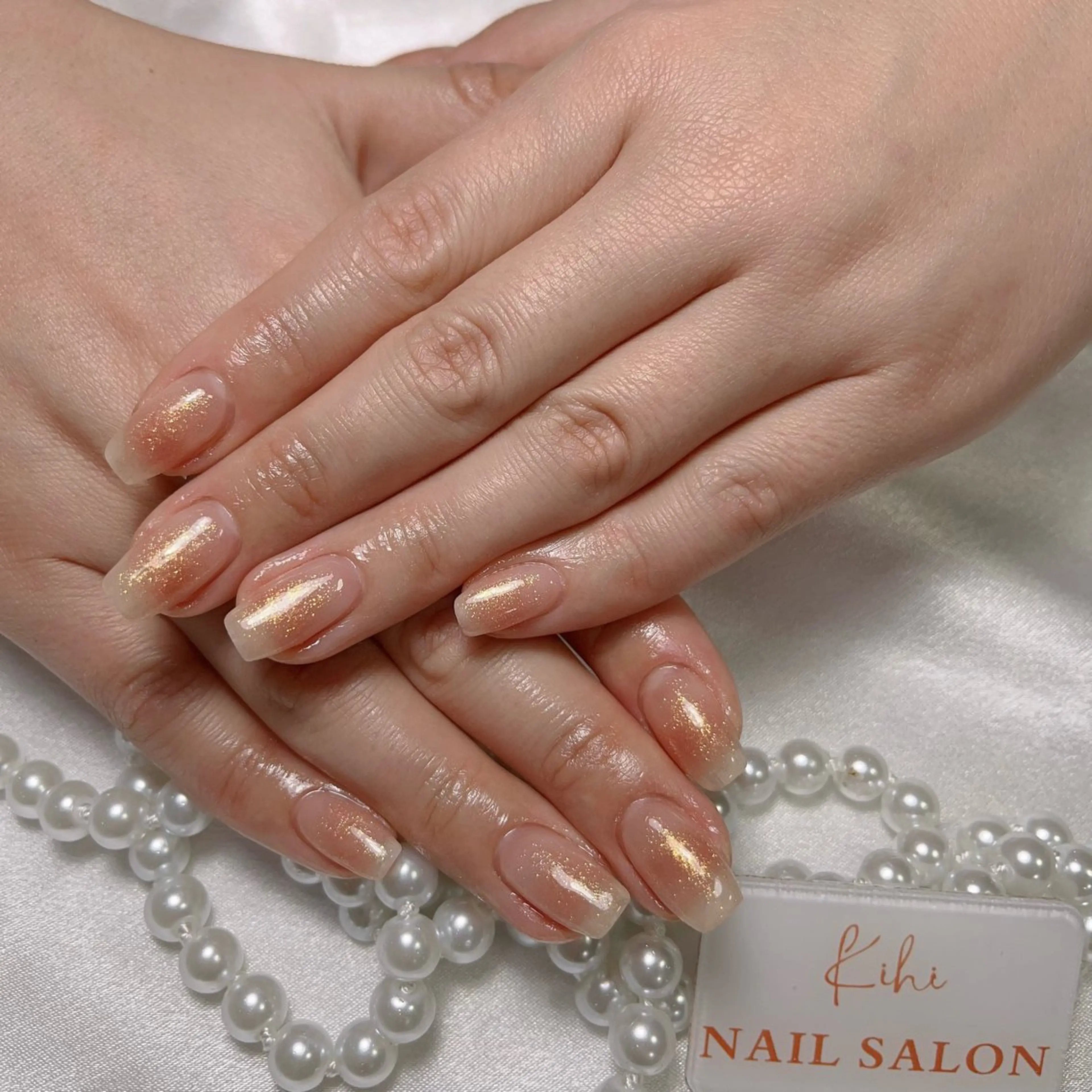 ネイル チークネイル 福島 みきのネイルデザイン