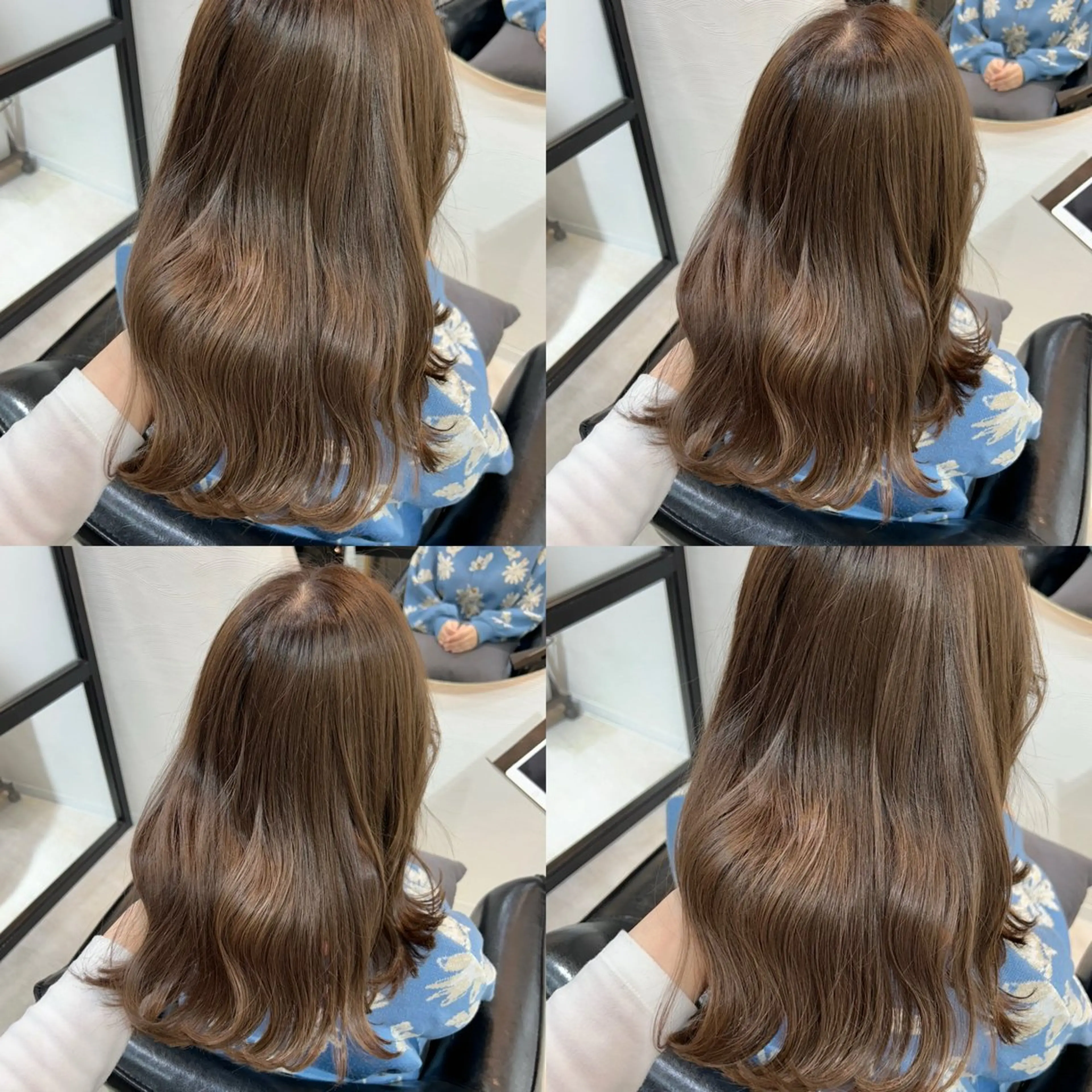ミディアム カラー ヘアカラー トリートメント 🤍透明感/韓国風 🤍サクラギヒトミのヘアスタイル