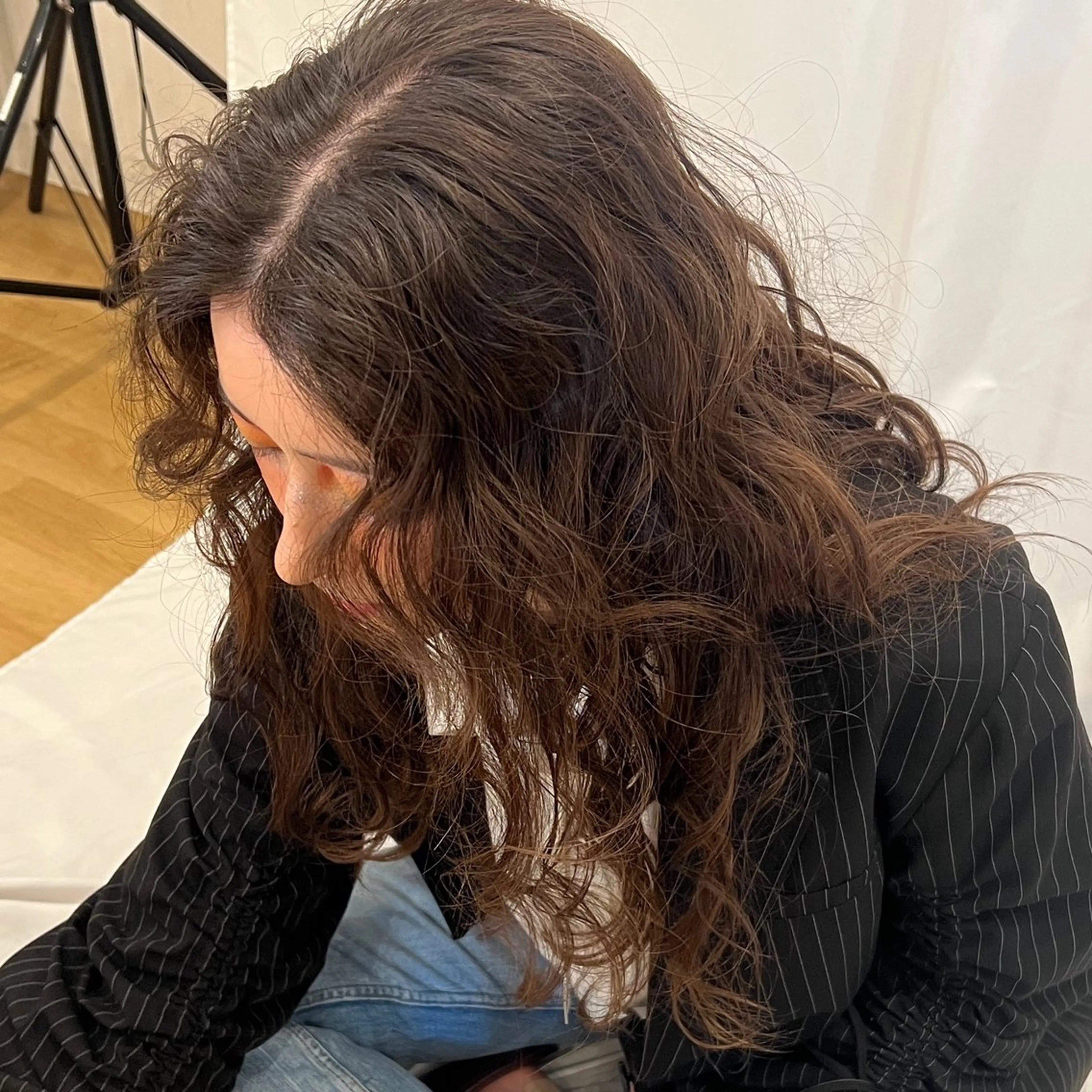 カット+パーマ【ロングヘア】👩🏻‍🦱の写真