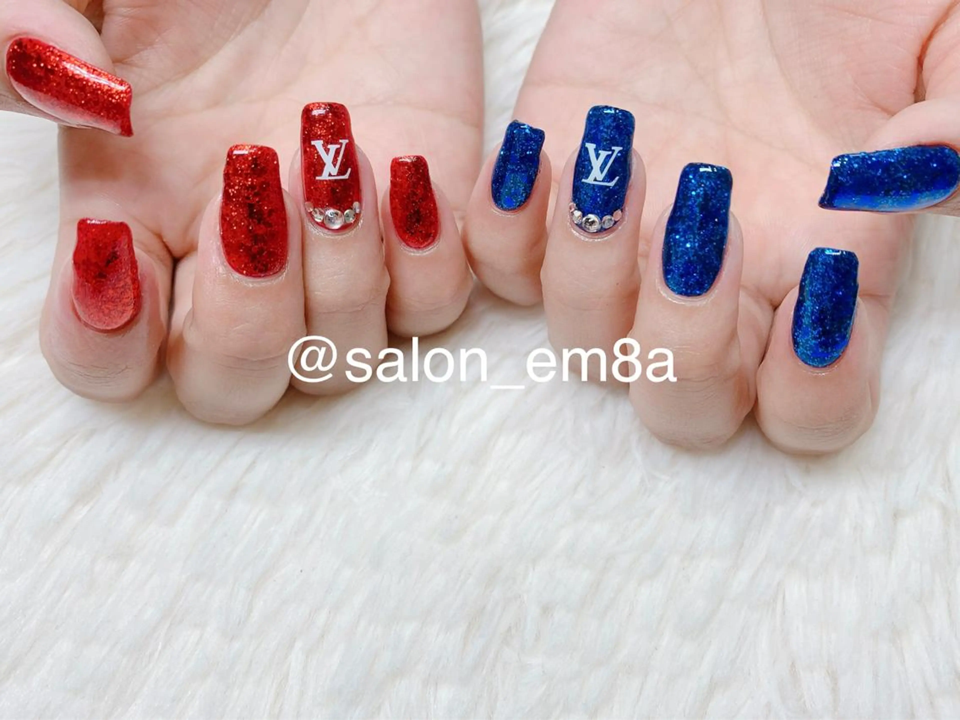ネイル ジェルネイル 持ち込み salon EM&A emiのネイルデザイン