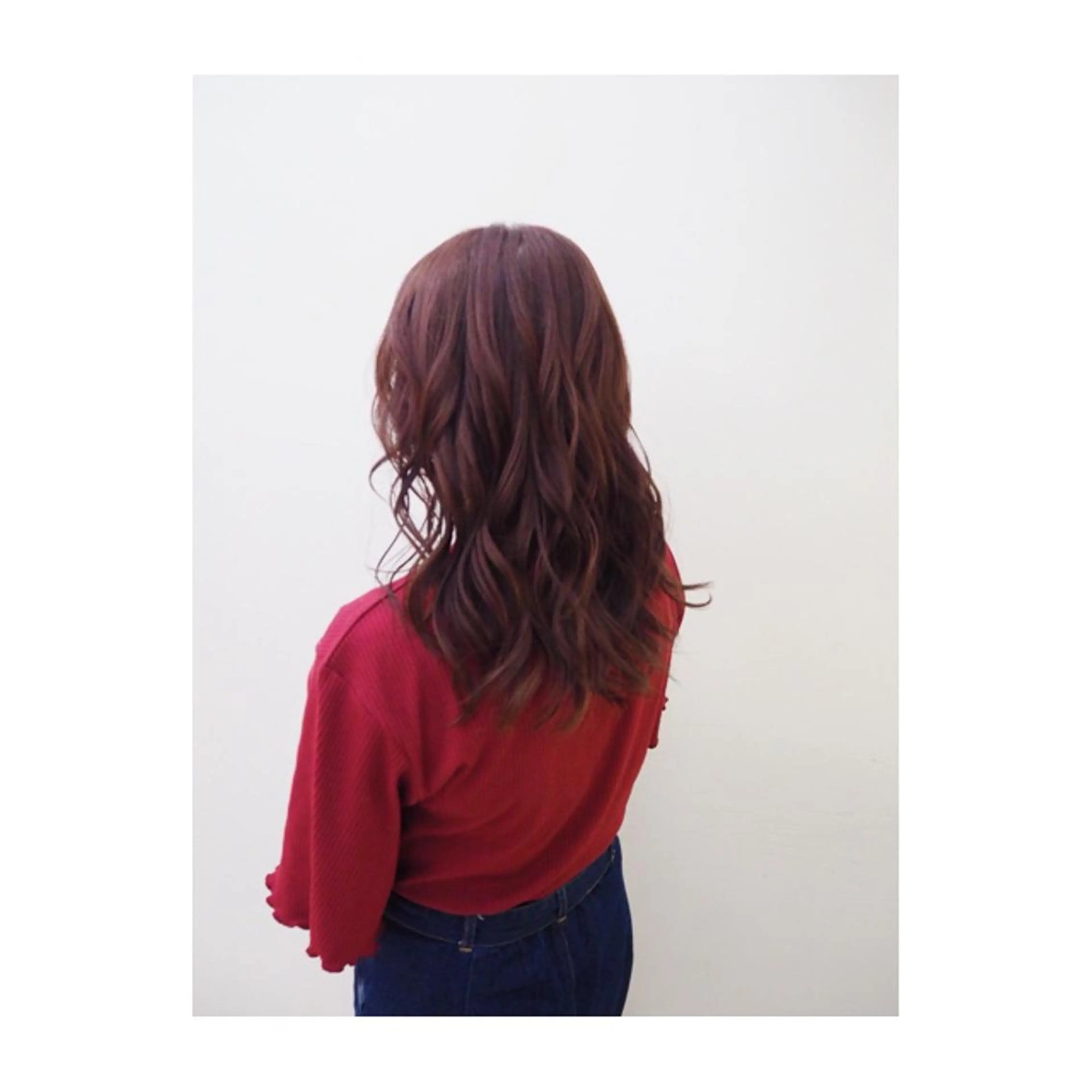 ロング カラー 永岡 鉄平のヘアスタイル