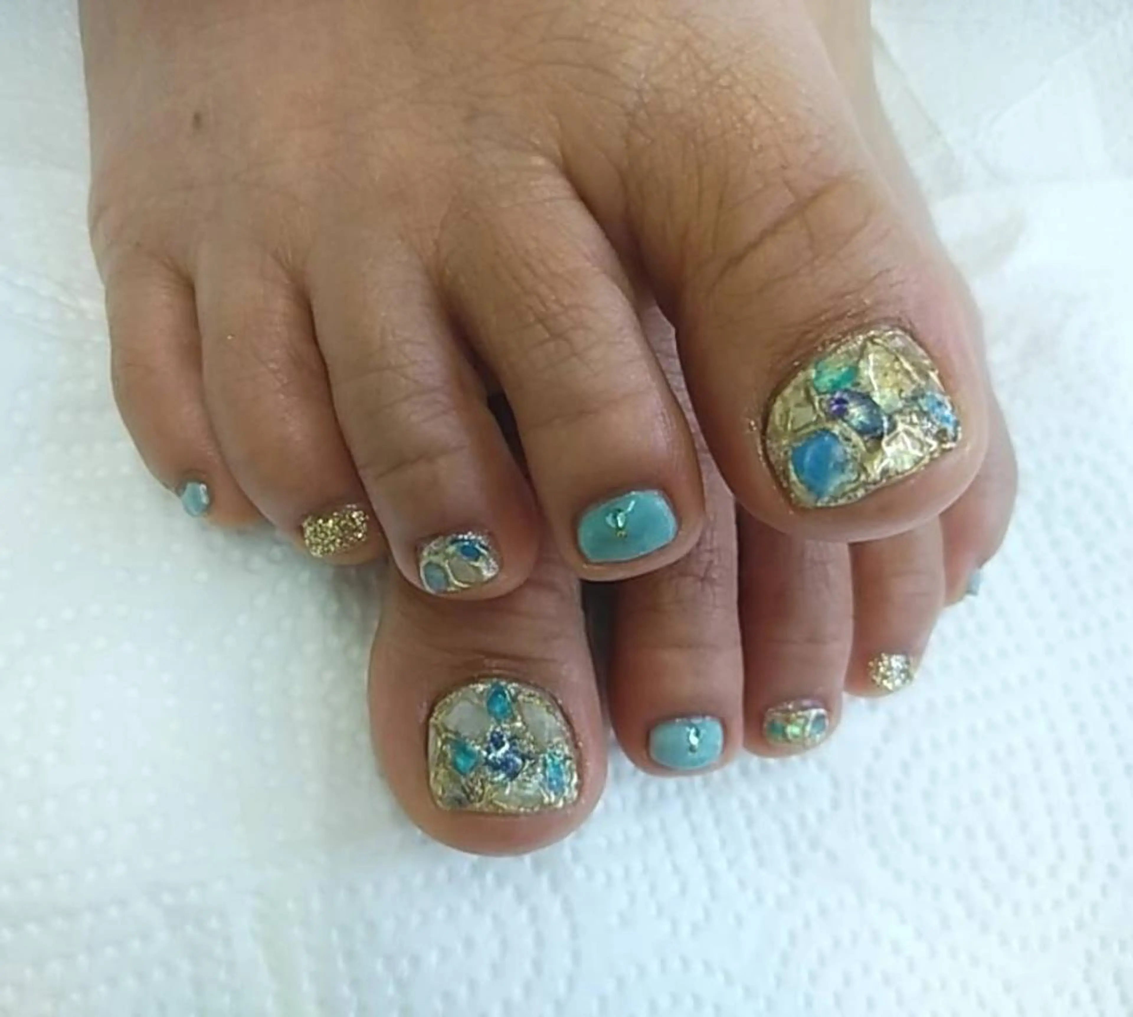 ネイル フットネイル ミラーネイル プライベートサロン RosyLily所属・プライベートサロン Rosy Lilyのネイルデザイン