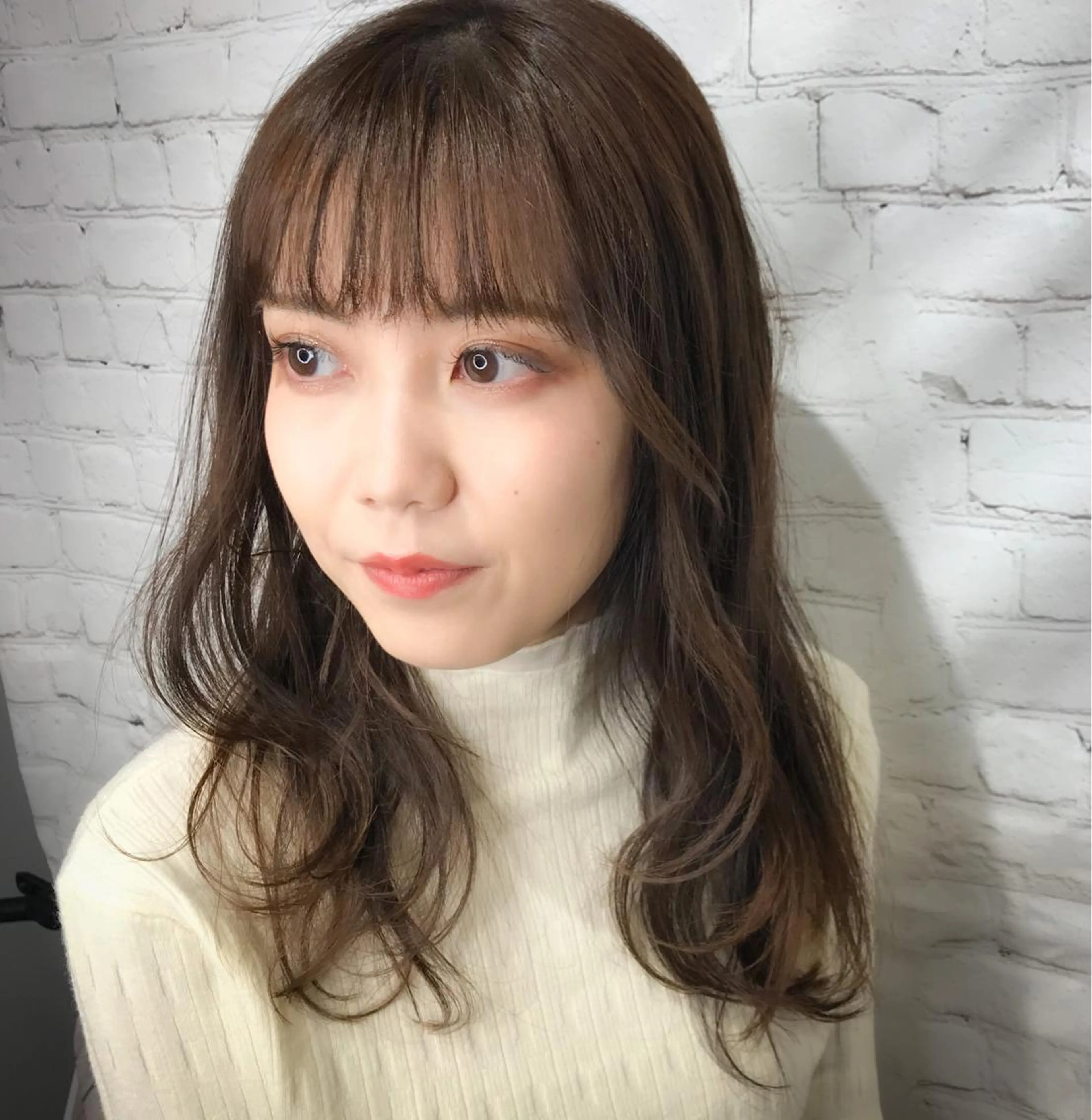 セミロング 外ハネヘア ヘアカラー トリートメント 【お悩み解決】 松尾一気のヘアスタイル