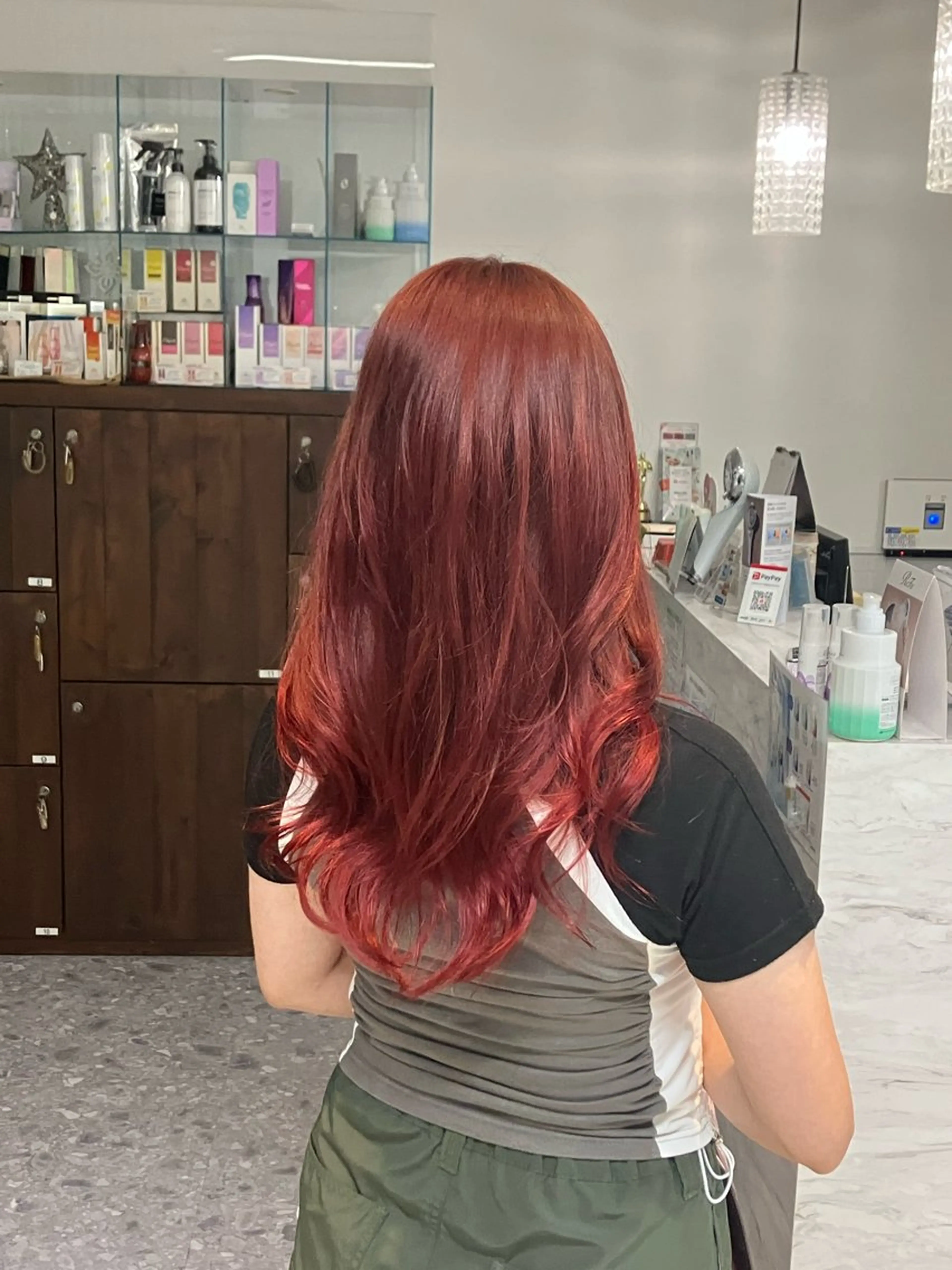 ロング ヘアカラー トリートメント Truth天王台店所属・青木 早姫呂のヘアスタイル