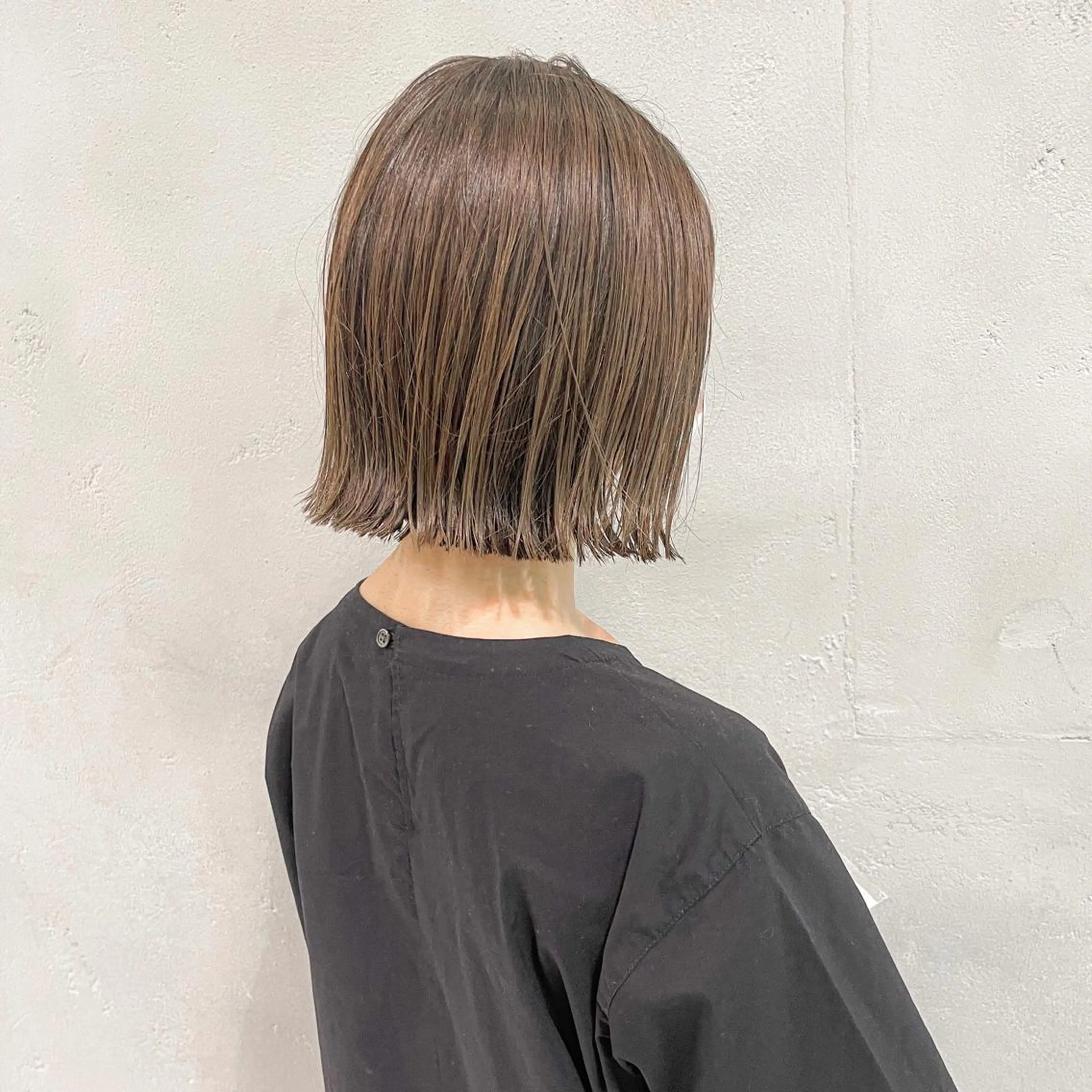 ミディアム カラー カット ヘアカラー トリートメント 阿田 悠士朗のヘアスタイル