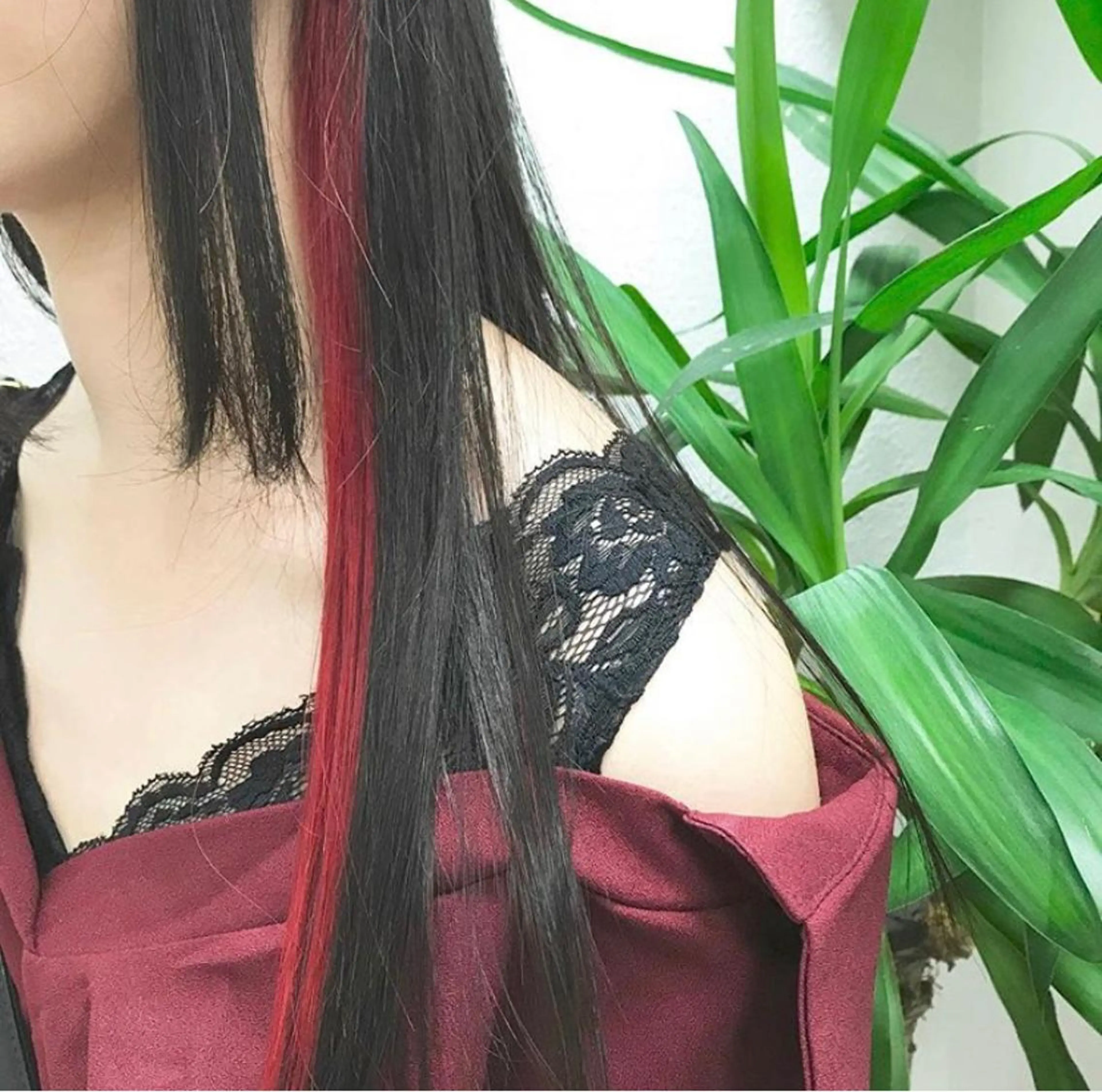 ロング 韓国　縮毛矯正 髪質改善　木村のヘアスタイル