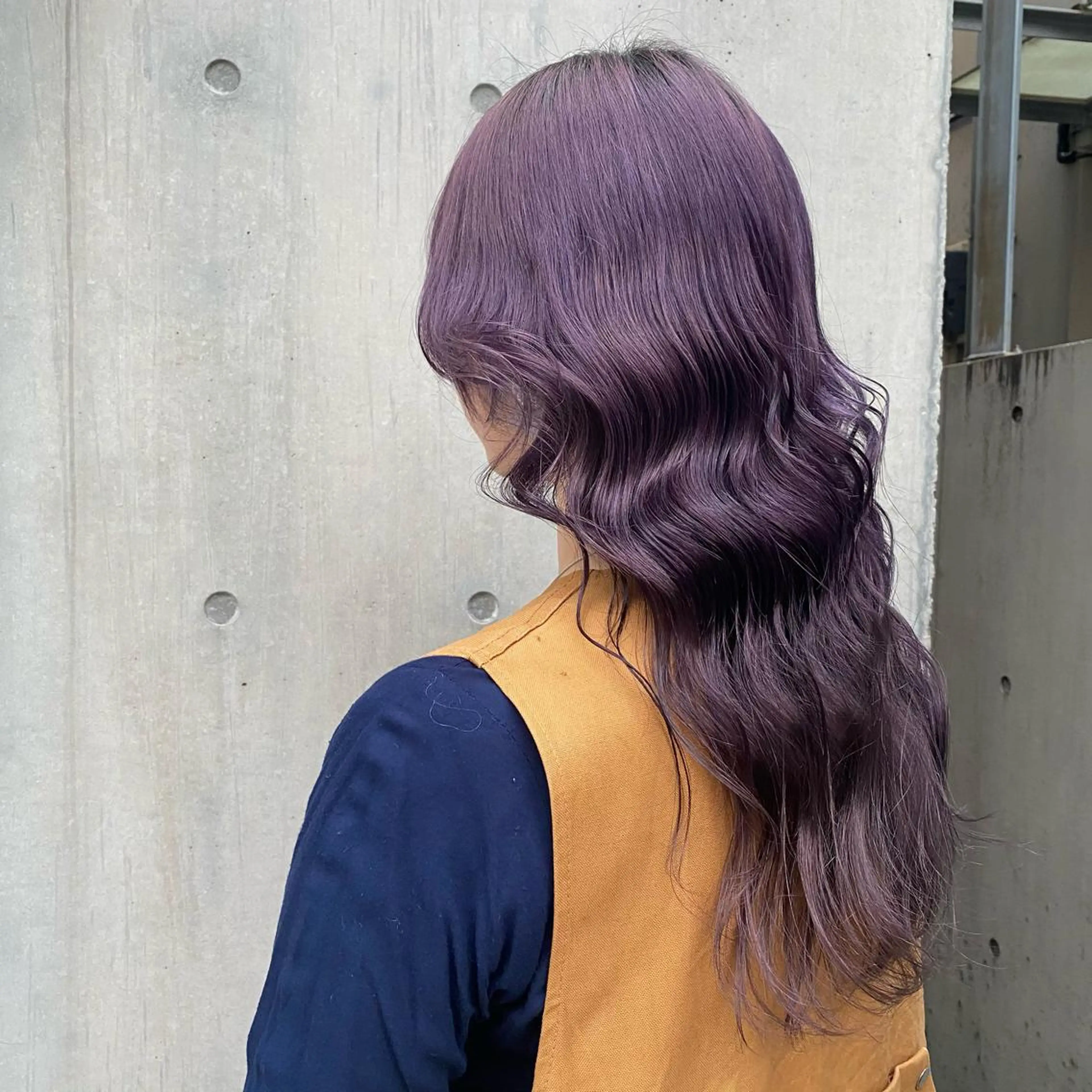 カラー アッシュ ベージュカラー 黒髪 ブルーカラー ブルーブラック 透明感/韓国風 🤍moeka🤍のヘアスタイル