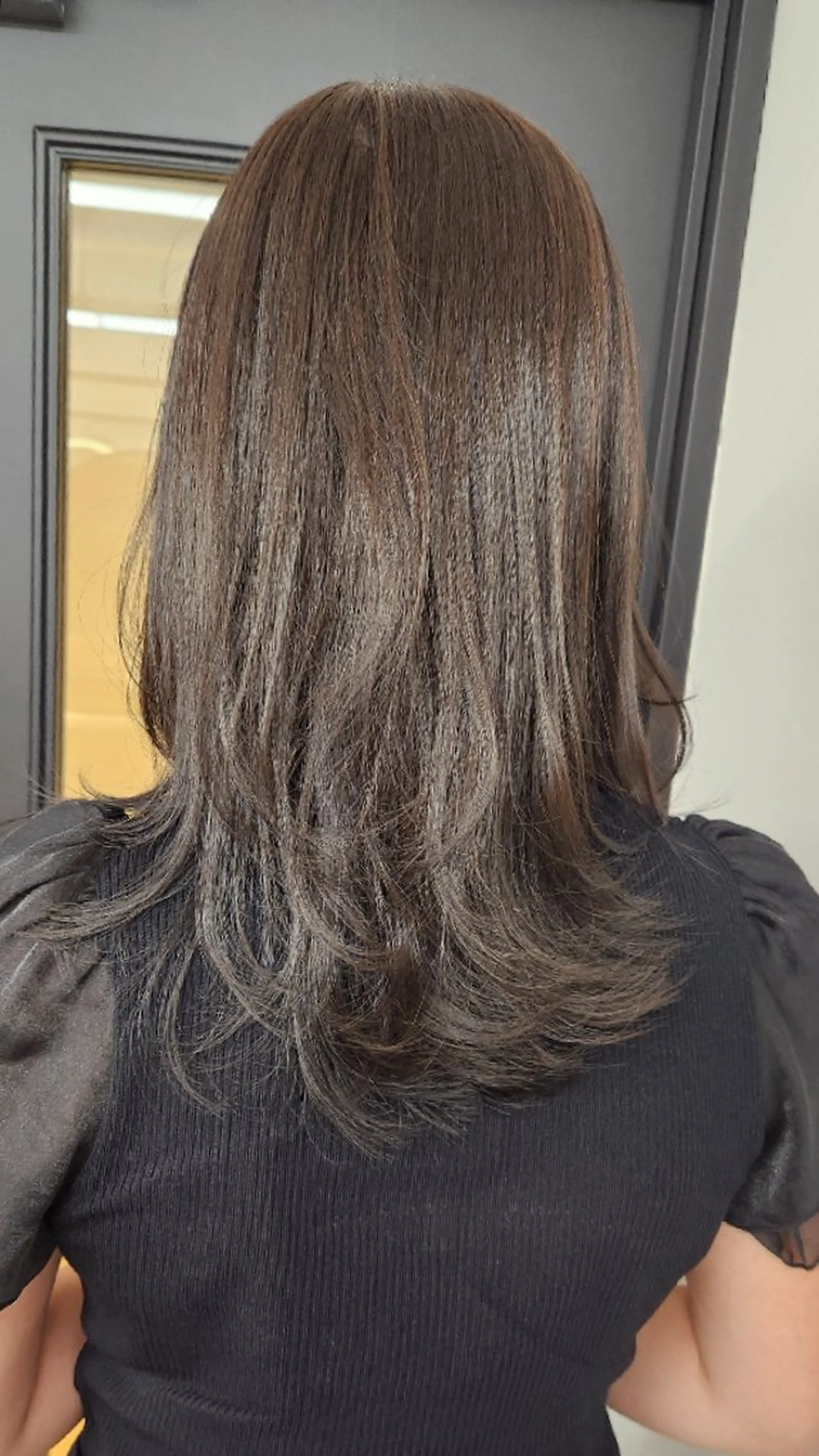 セミロング little×salt所属・透明感カラー✨️ 渋谷/ナカムラのヘアスタイル