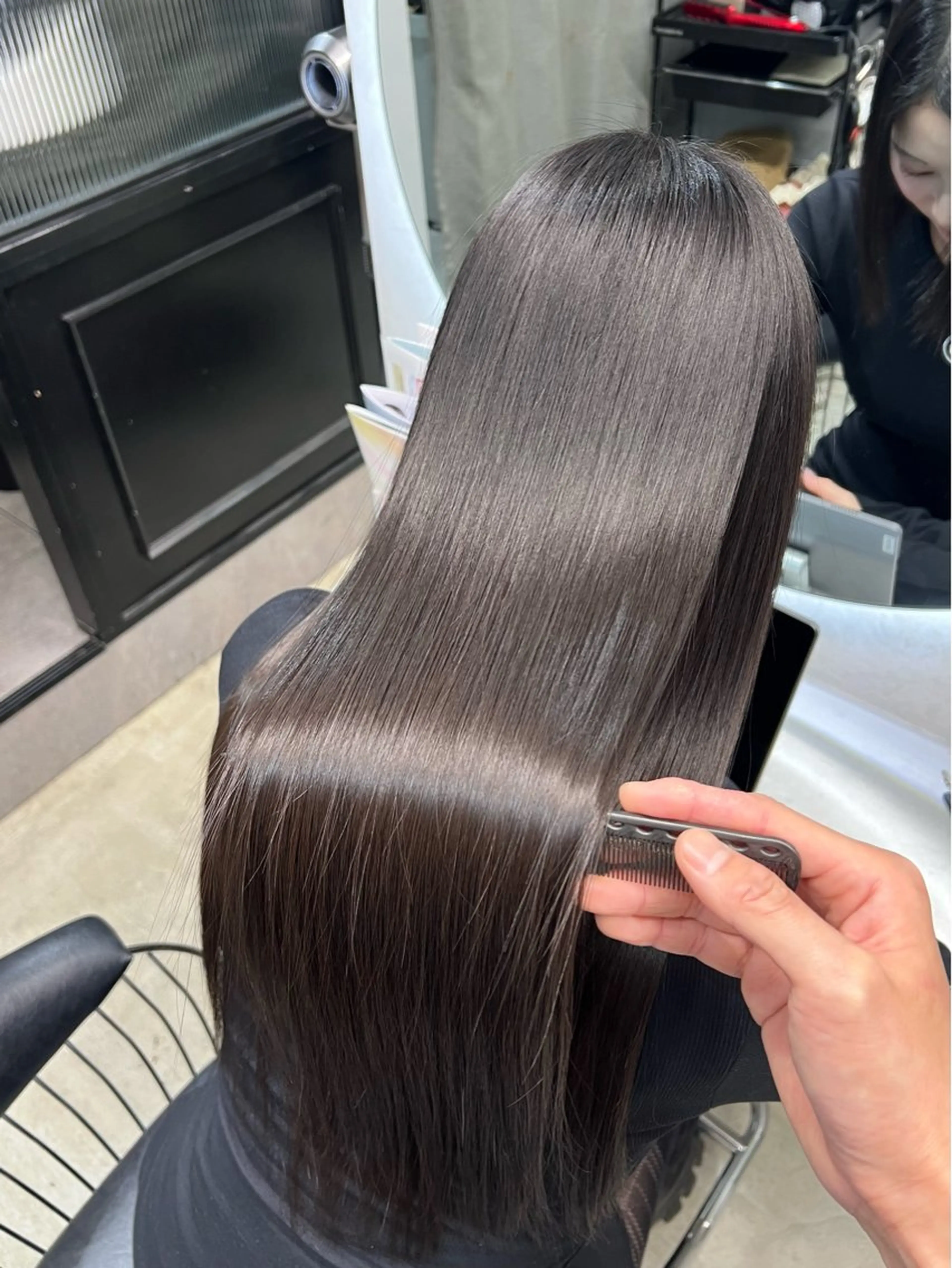 ロング カラー ヘアカラー トリートメント etora 渋谷所属・itaru/網紅ヘア 🇨🇳ケラチンTRのヘアスタイル