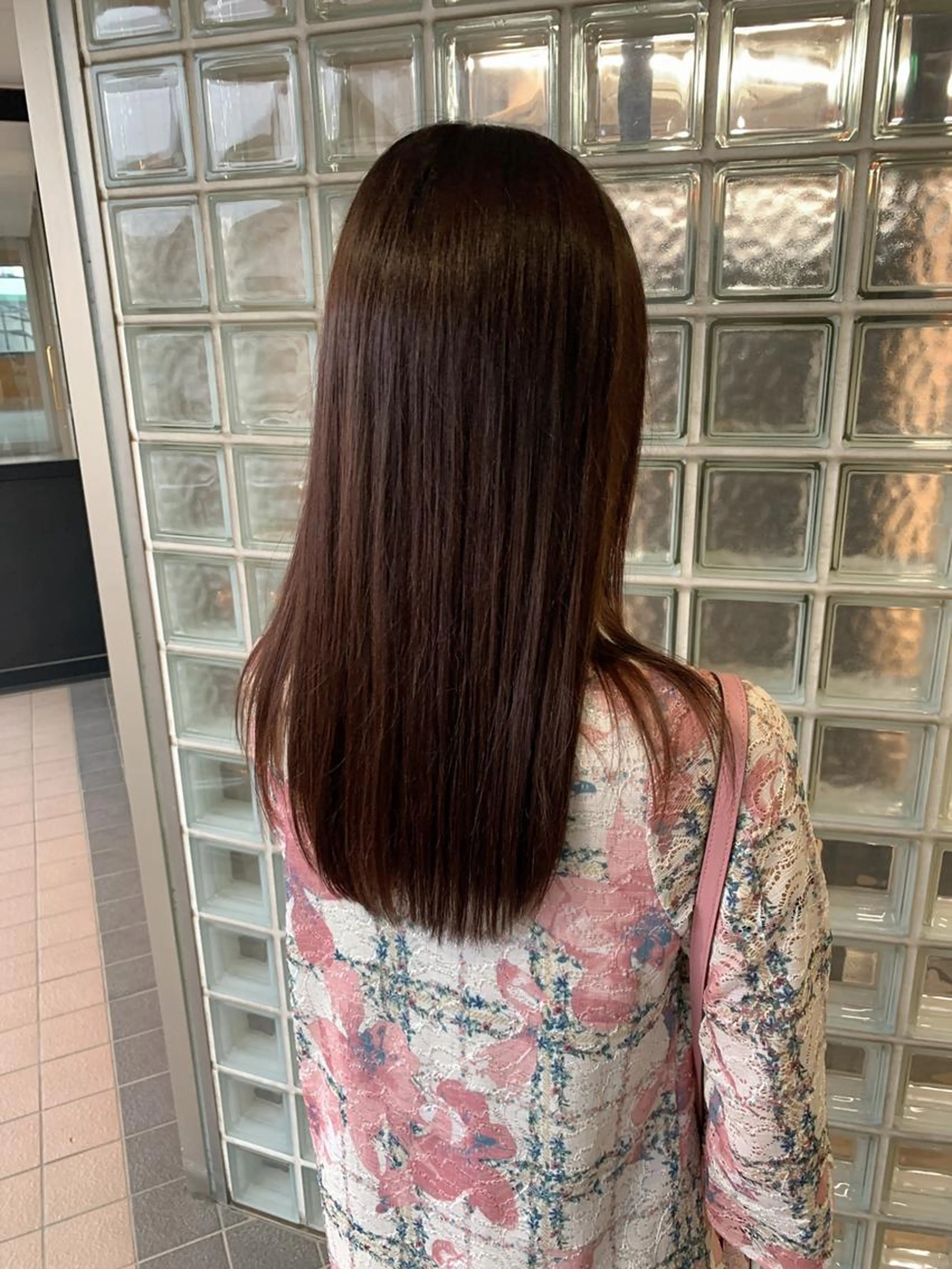 リタッチカラー+髪質再生トリートメントの写真