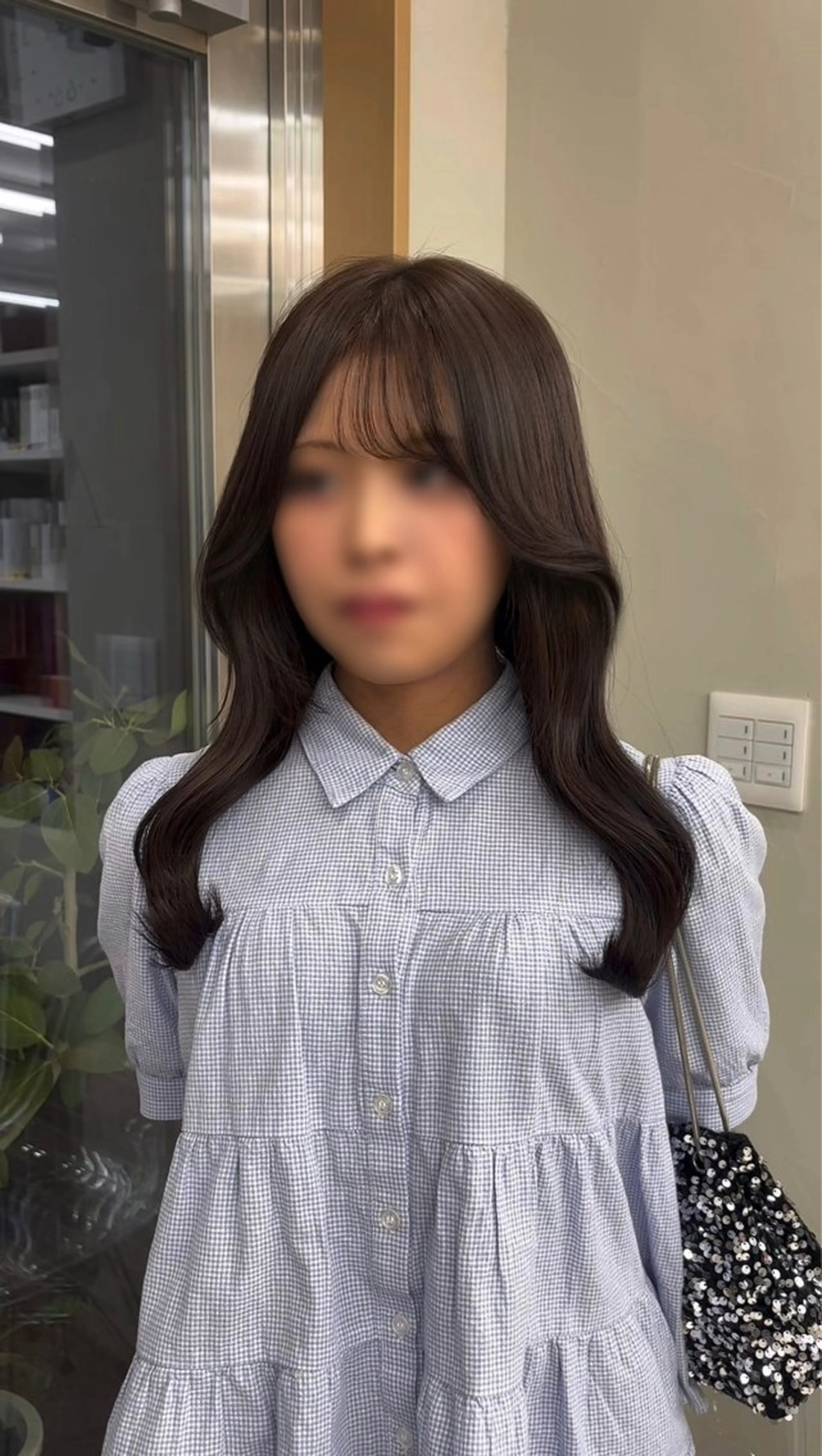 ロング カラー トリートメント 藤原 亜美果のヘアスタイル