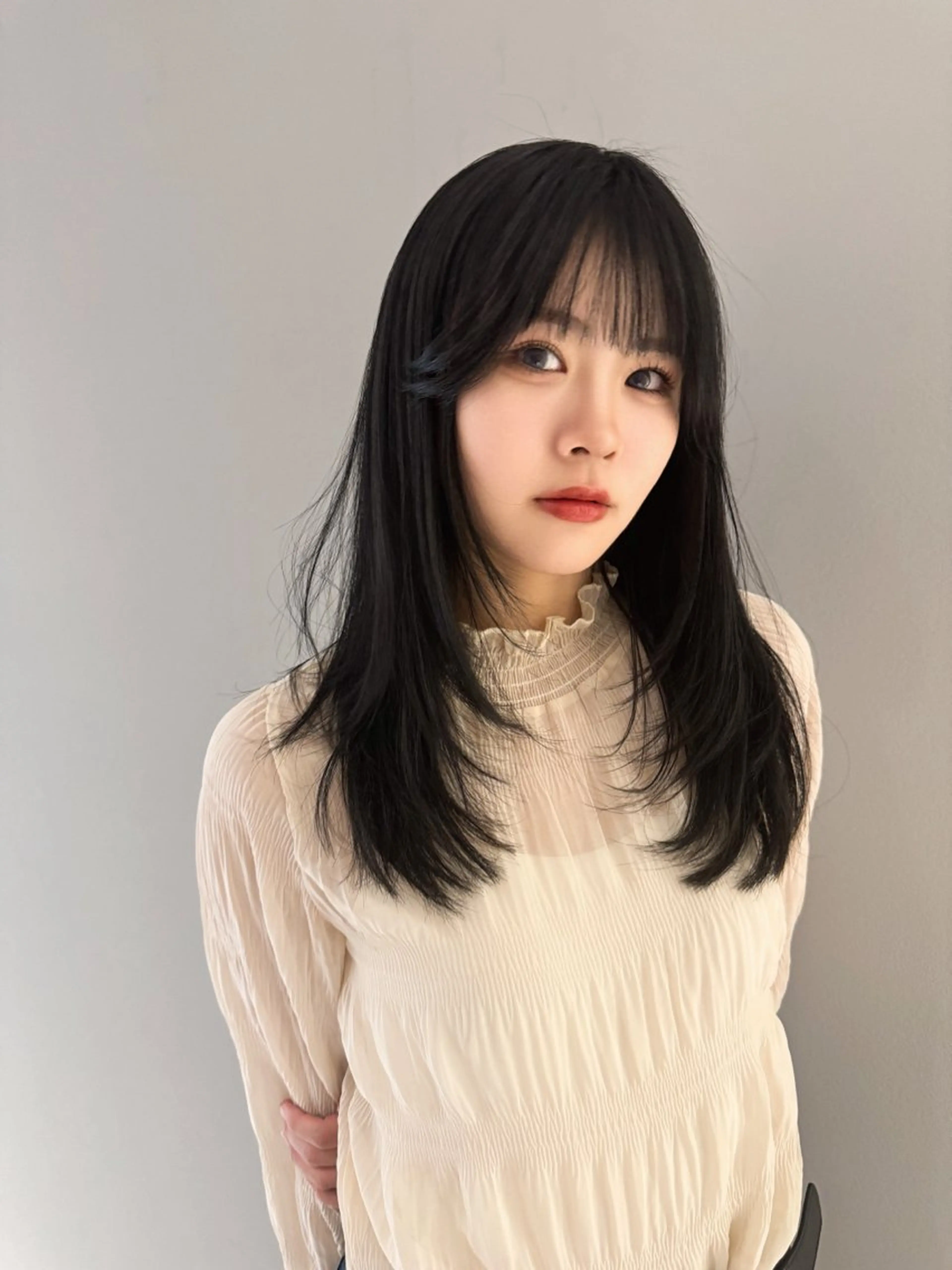 セミロング カット 縮毛矯正 トリートメント ✂️似合わせの魔術師 石田一樹✂️のヘアスタイル