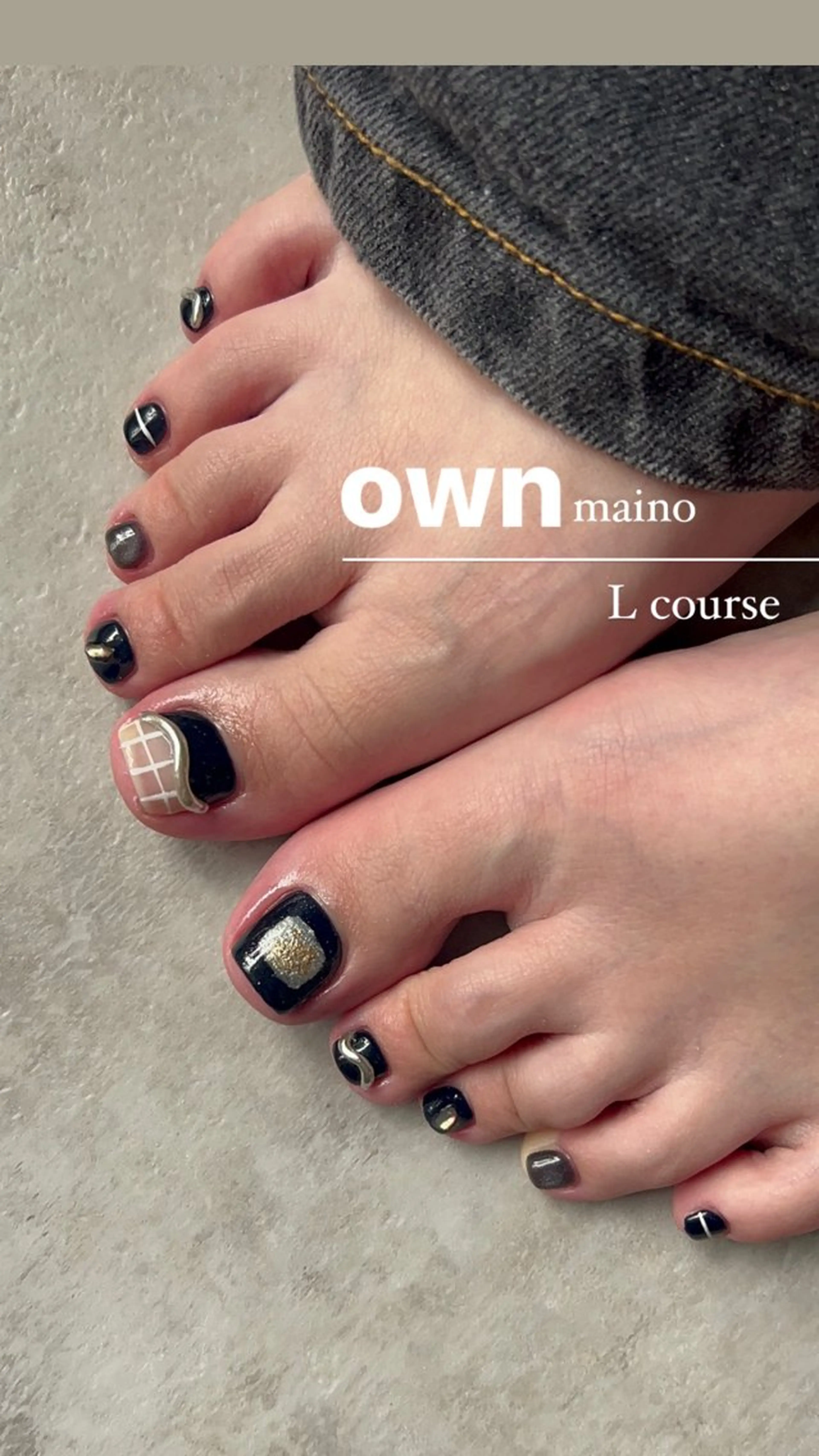 ネイル フットネイル nailroom own所属・maino ( own　)のネイルデザイン