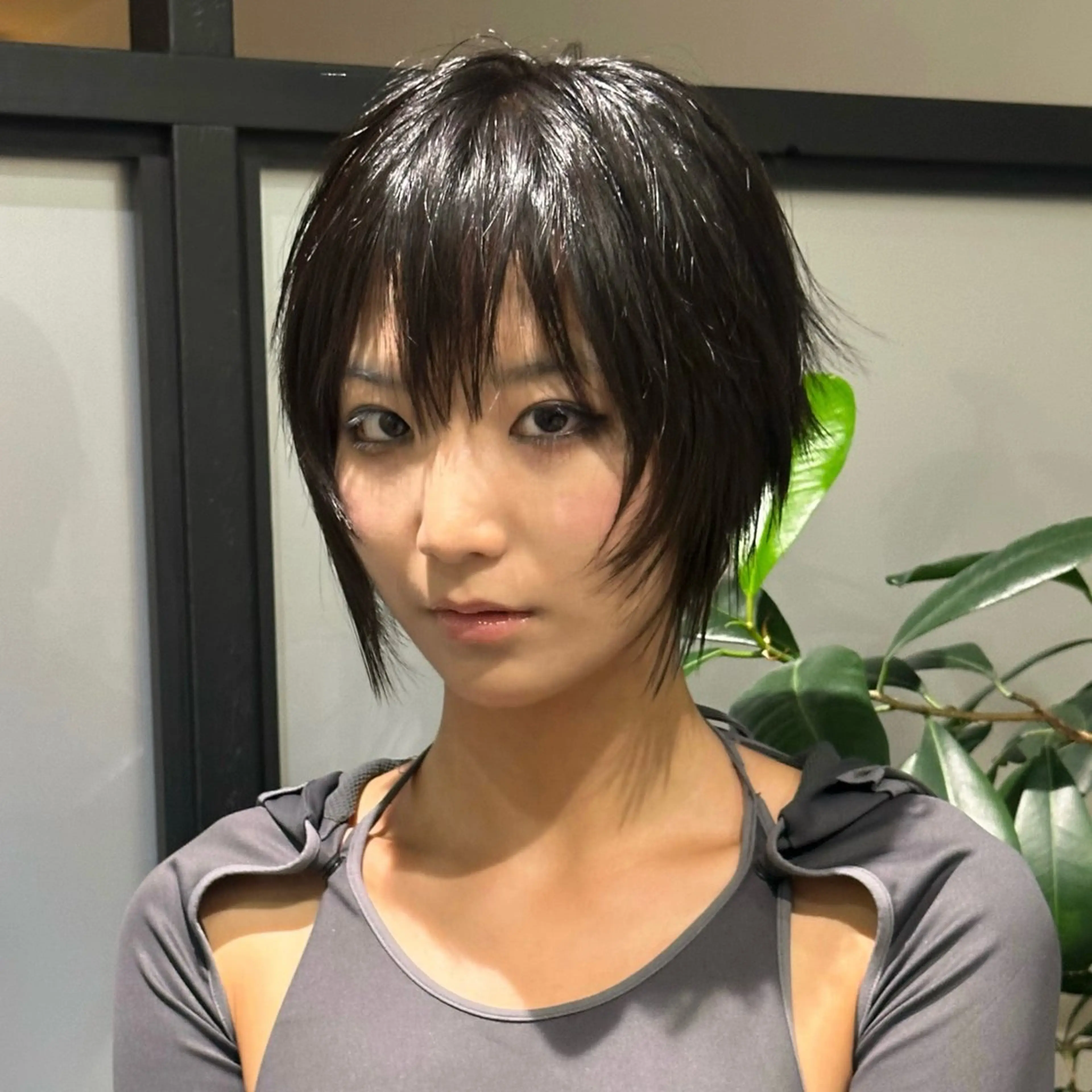 ショート ショートレイヤー レイヤーカット ショートヘア カット ヘッドスパ マエダルイ🌐 韓国ヘア🌐博多のヘアスタイル