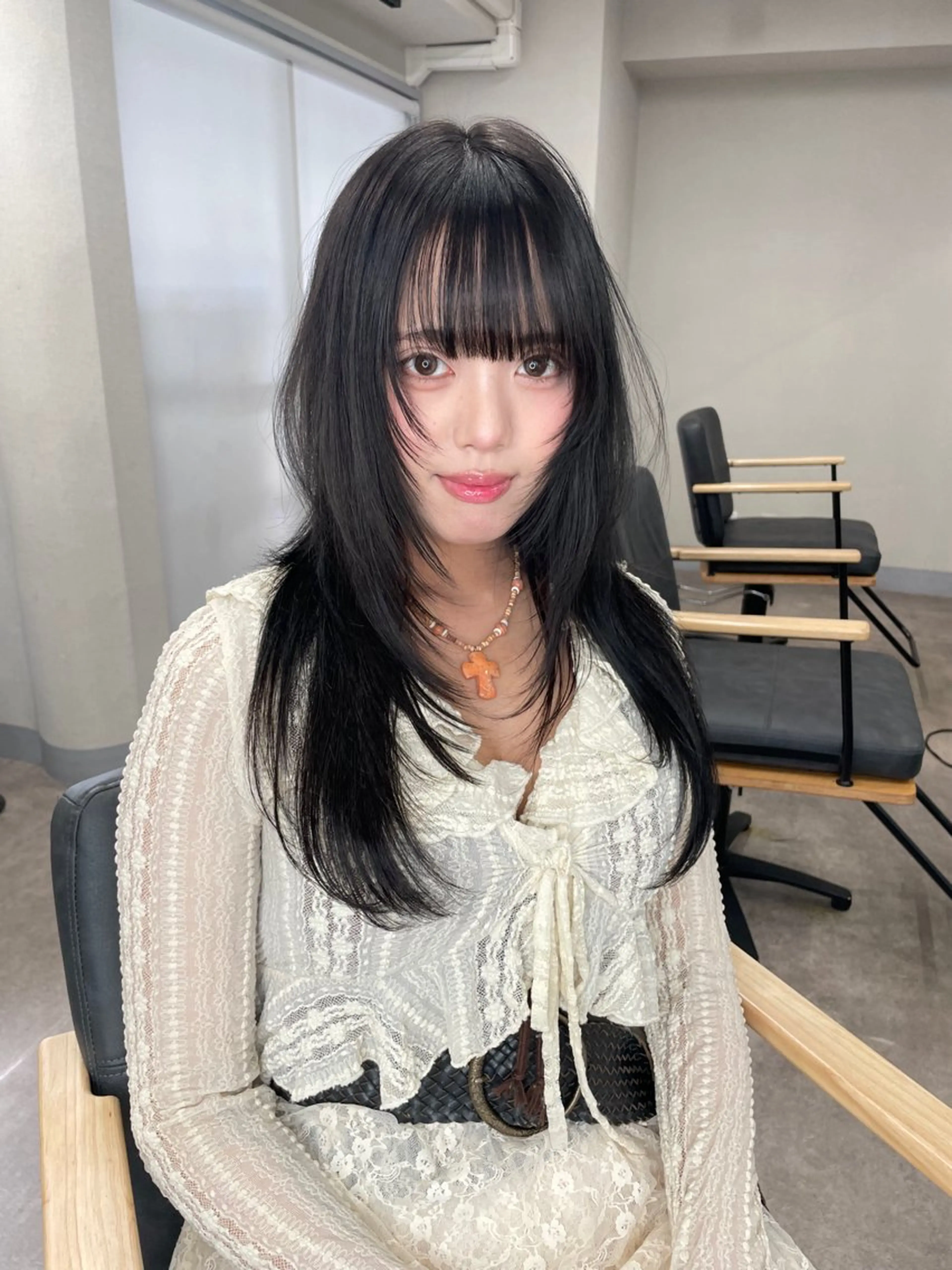 ロング 🌟ブリーチ/ ウルフカット渋谷☀️のヘアスタイル
