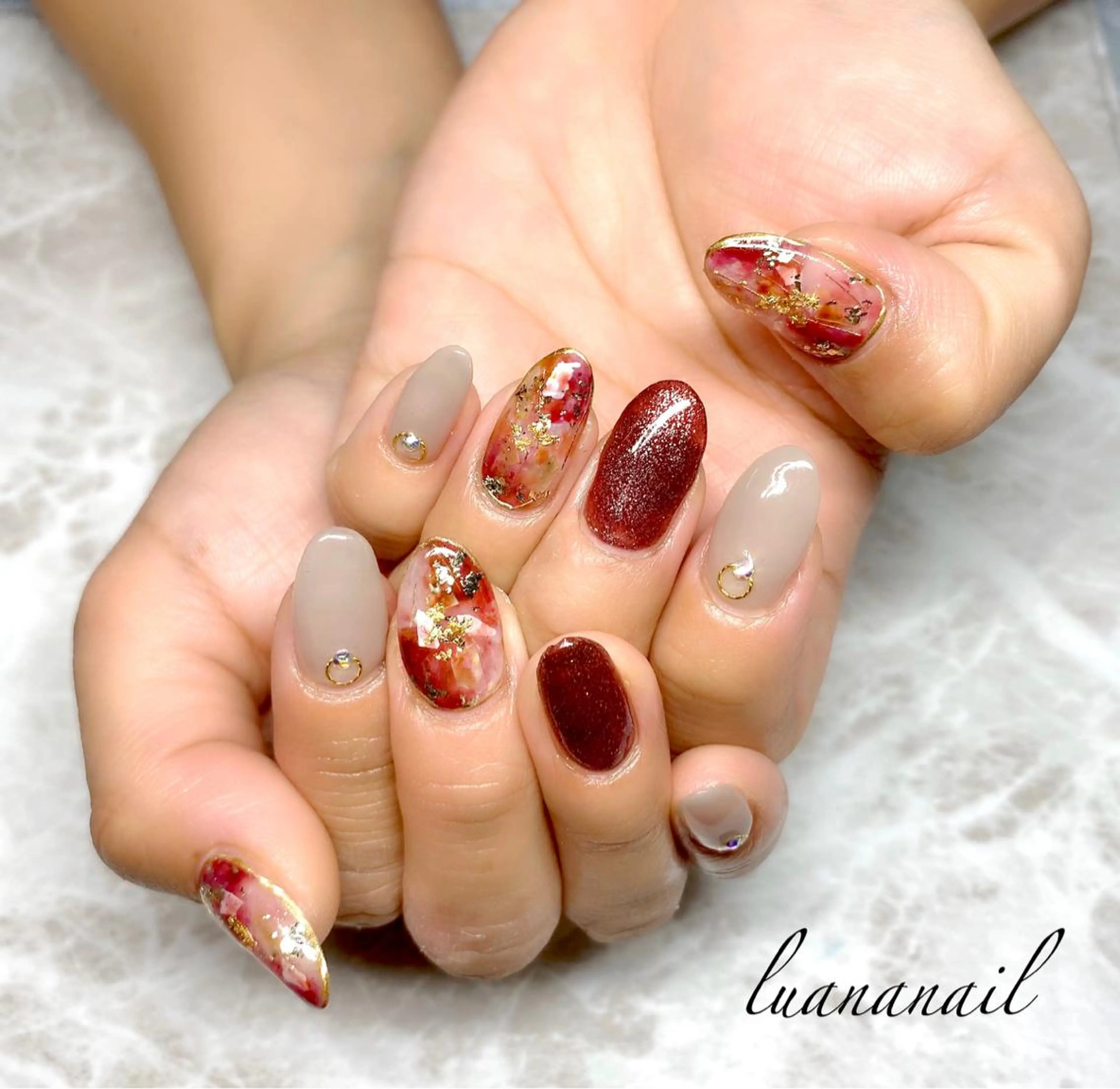 ネイル ハンドネイル luana nailのネイルデザイン