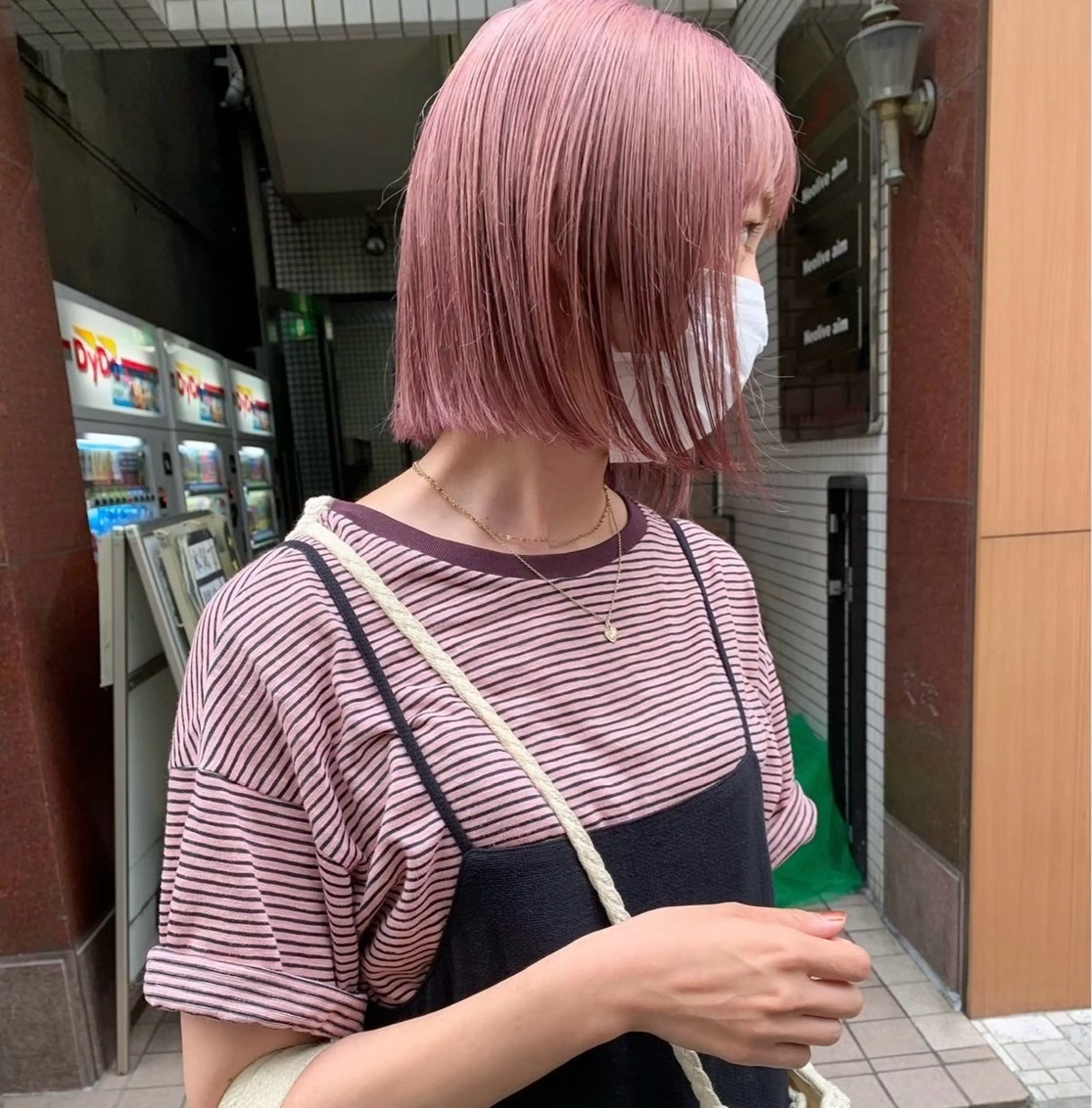 ショート ヘアカラー 👔ボブ﹨似合 わせパーマ🩳ももかのヘアスタイル