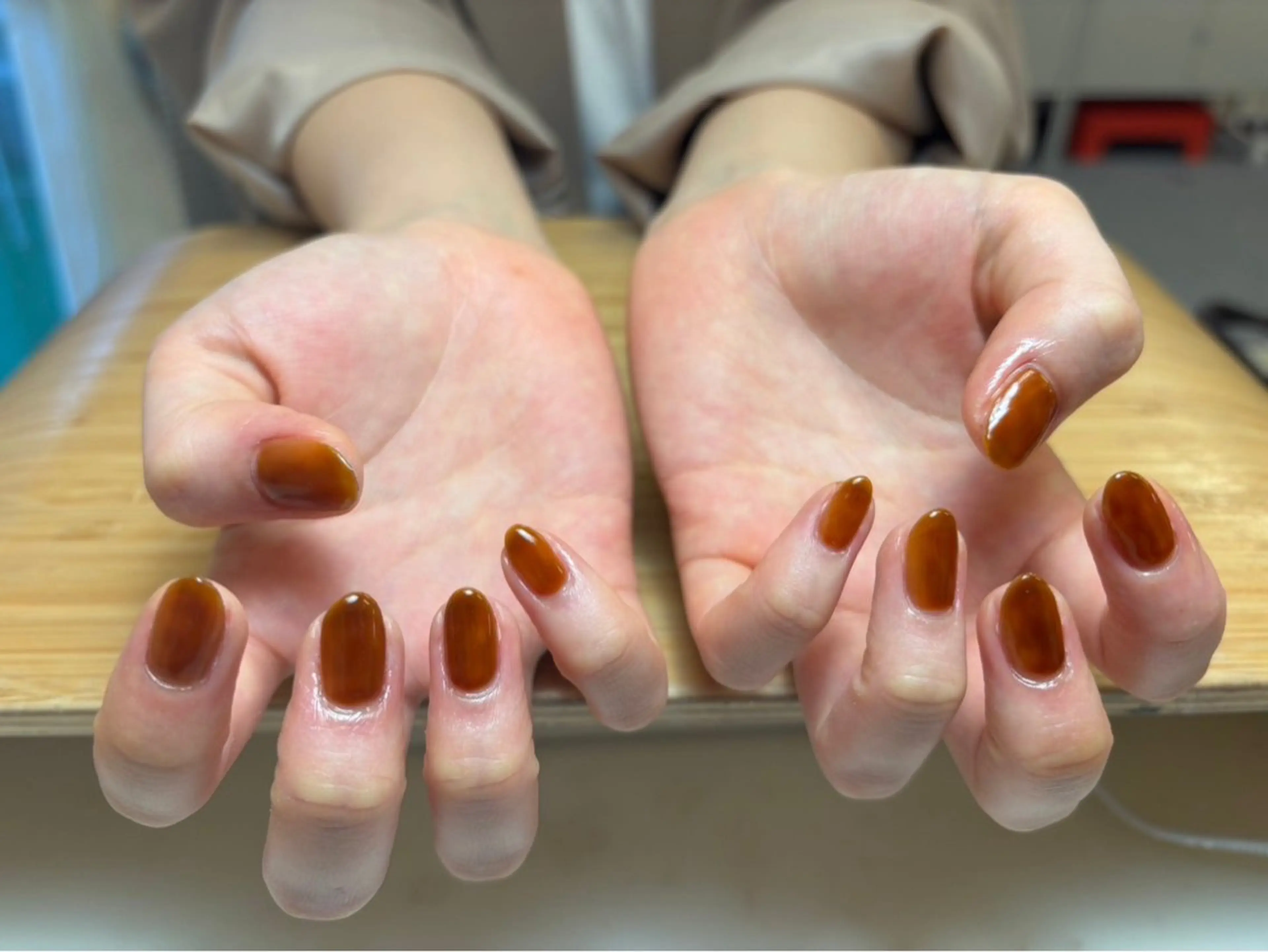 ネイル ハンドネイル VIVA NAIL所属・自爪を傷つけない フィルイン3500円のネイルデザイン