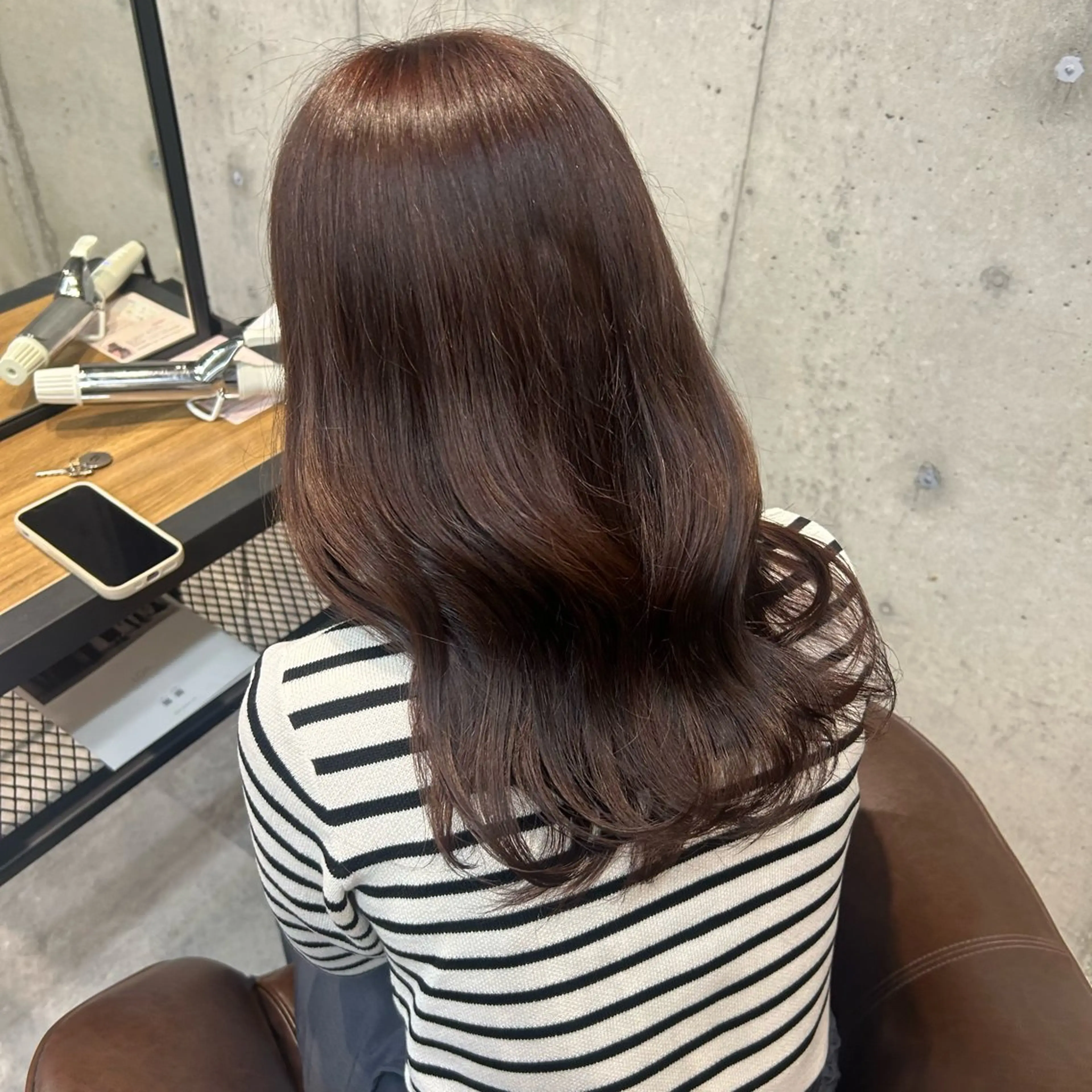 セミロング カラー モテ艶カラー/ KaRin👼🏻のヘアスタイル