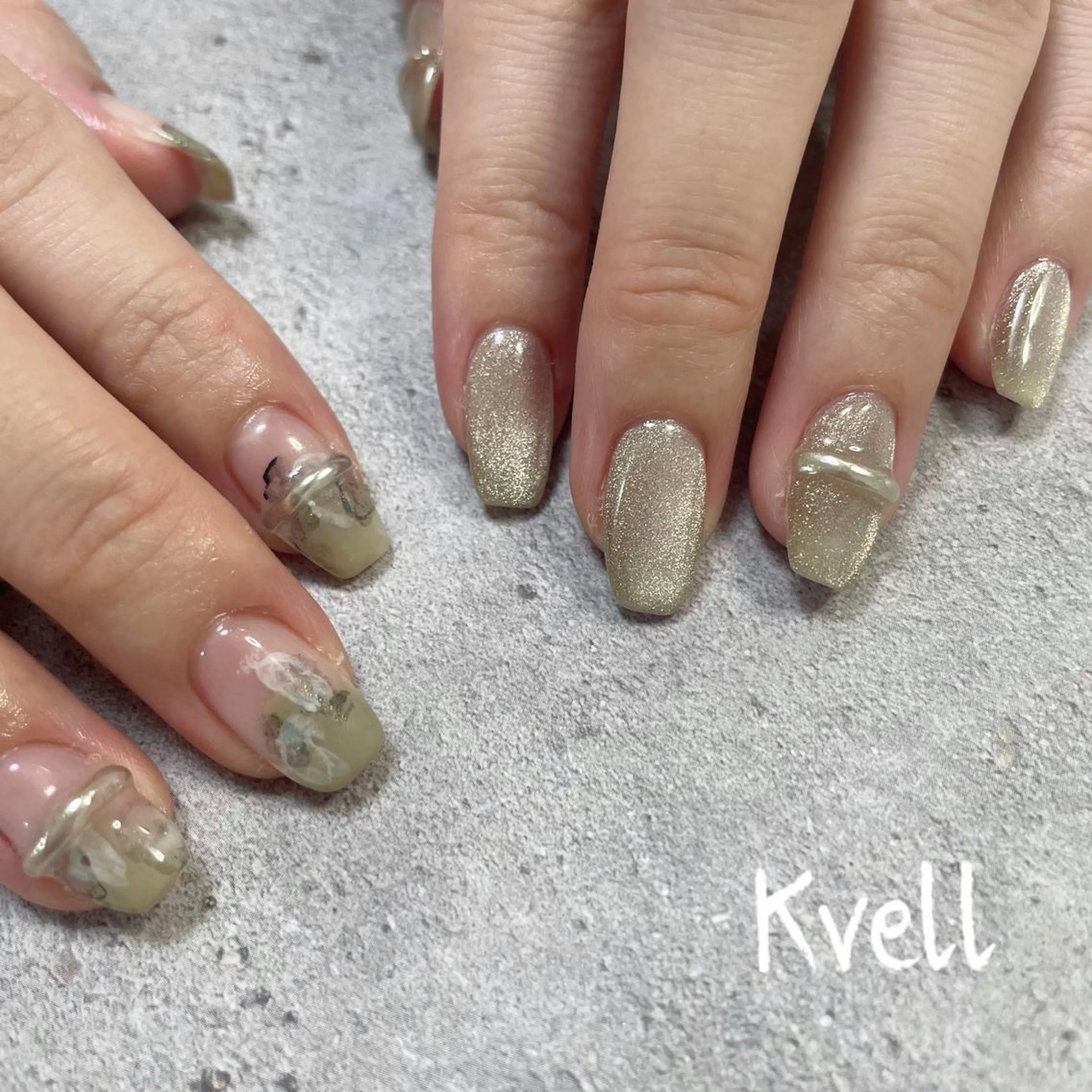 ネイル ニュアンスネイル ハンドネイル nail salon  Kvell所属・nailsalon Kvellのネイルデザイン