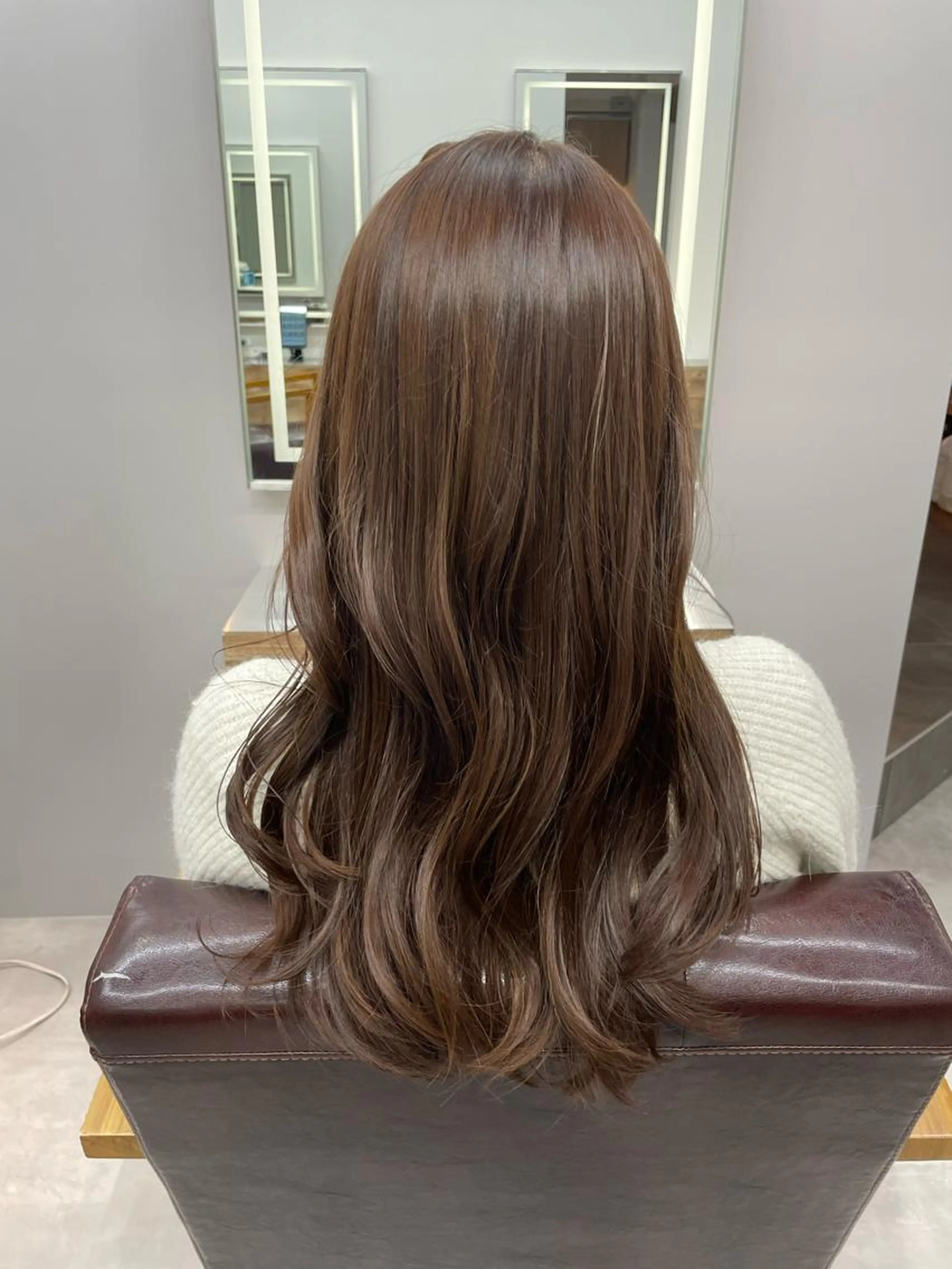 レディースカット＋カラー🤍の写真