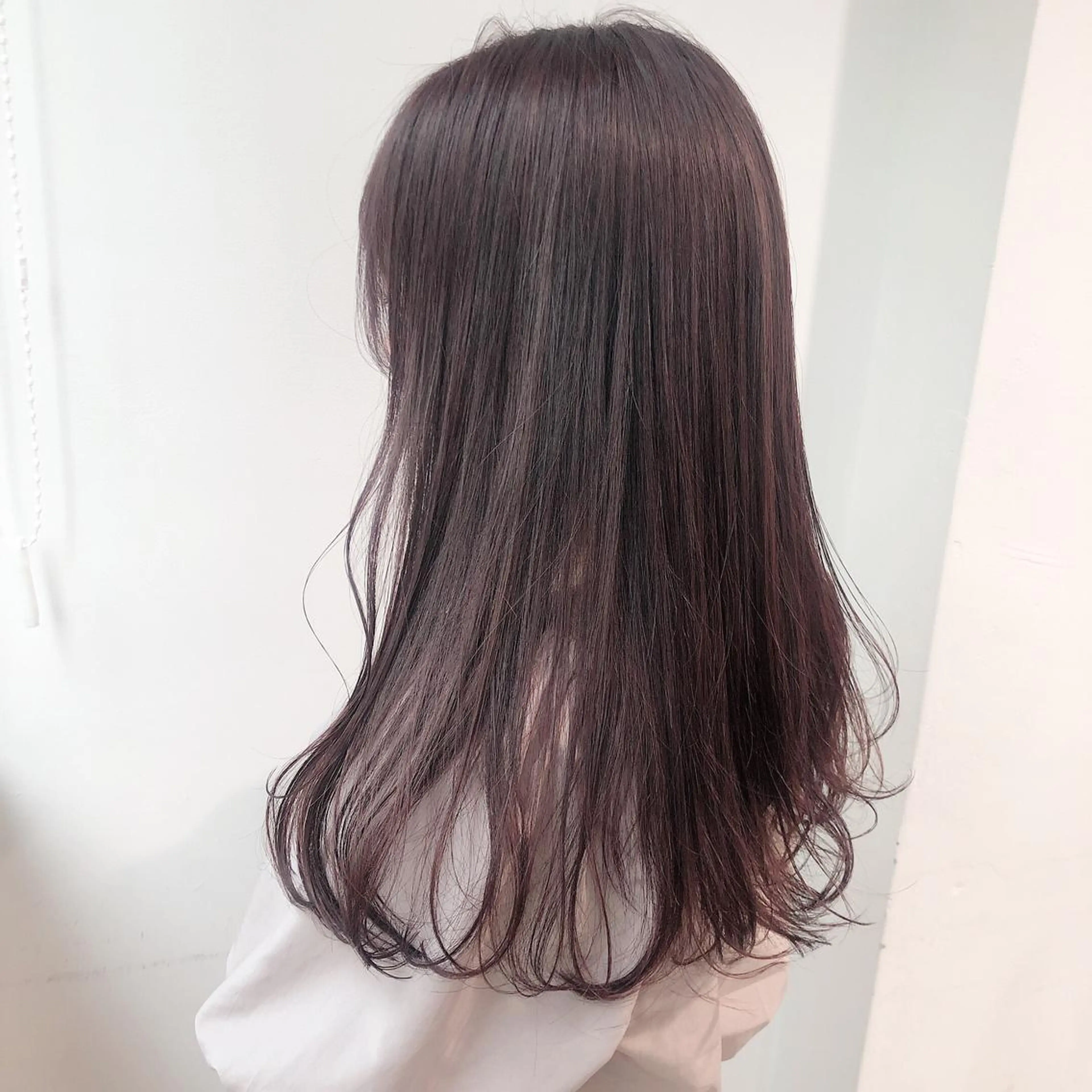 ロング カラー ラベンダーカラー ヘアカラー トリートメント ヘアセット ❤️sai❤️ official❤️のヘアスタイル