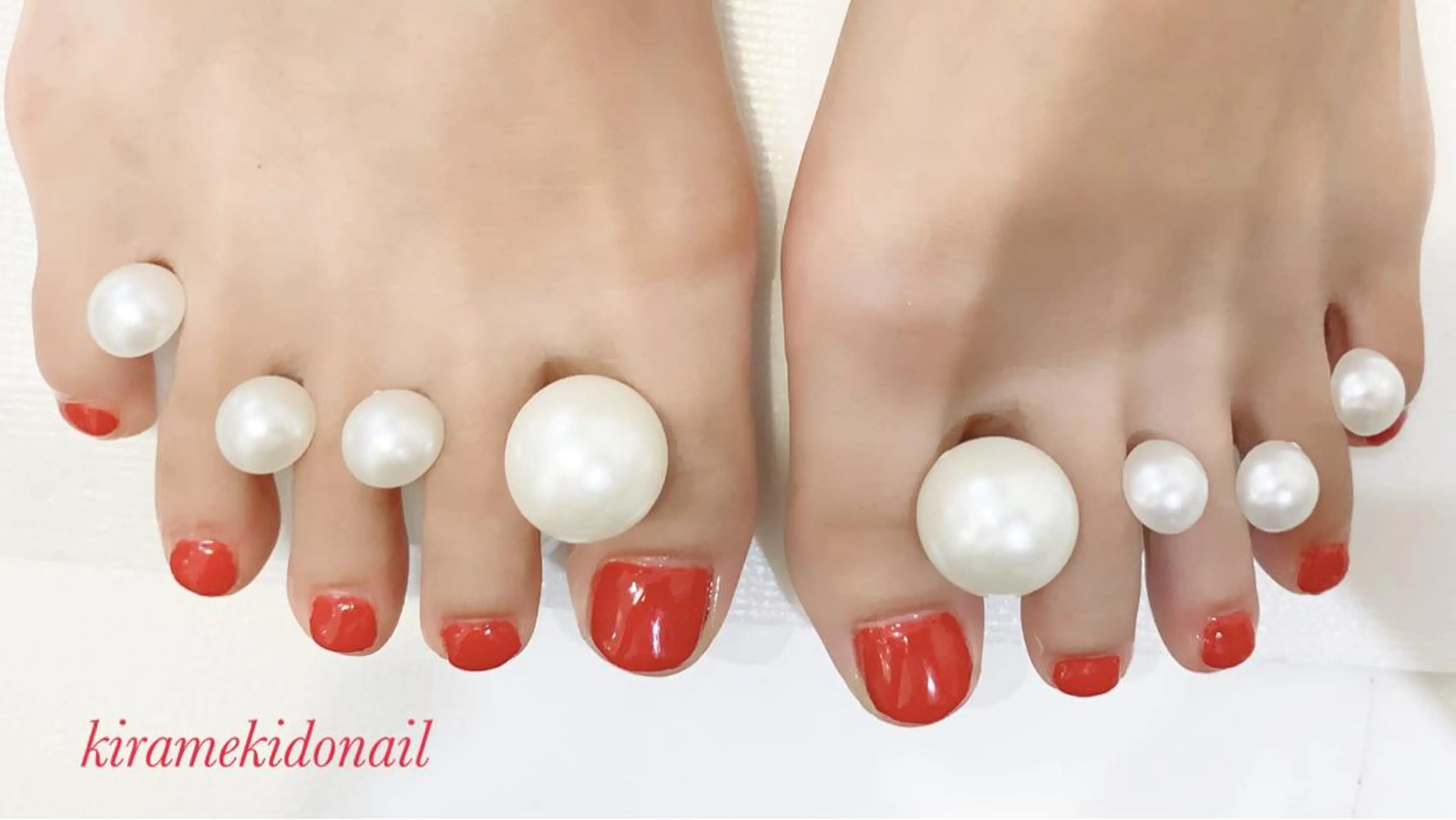 ネイル フットネイル kiramekido nail salon所属・林 禅のネイルデザイン