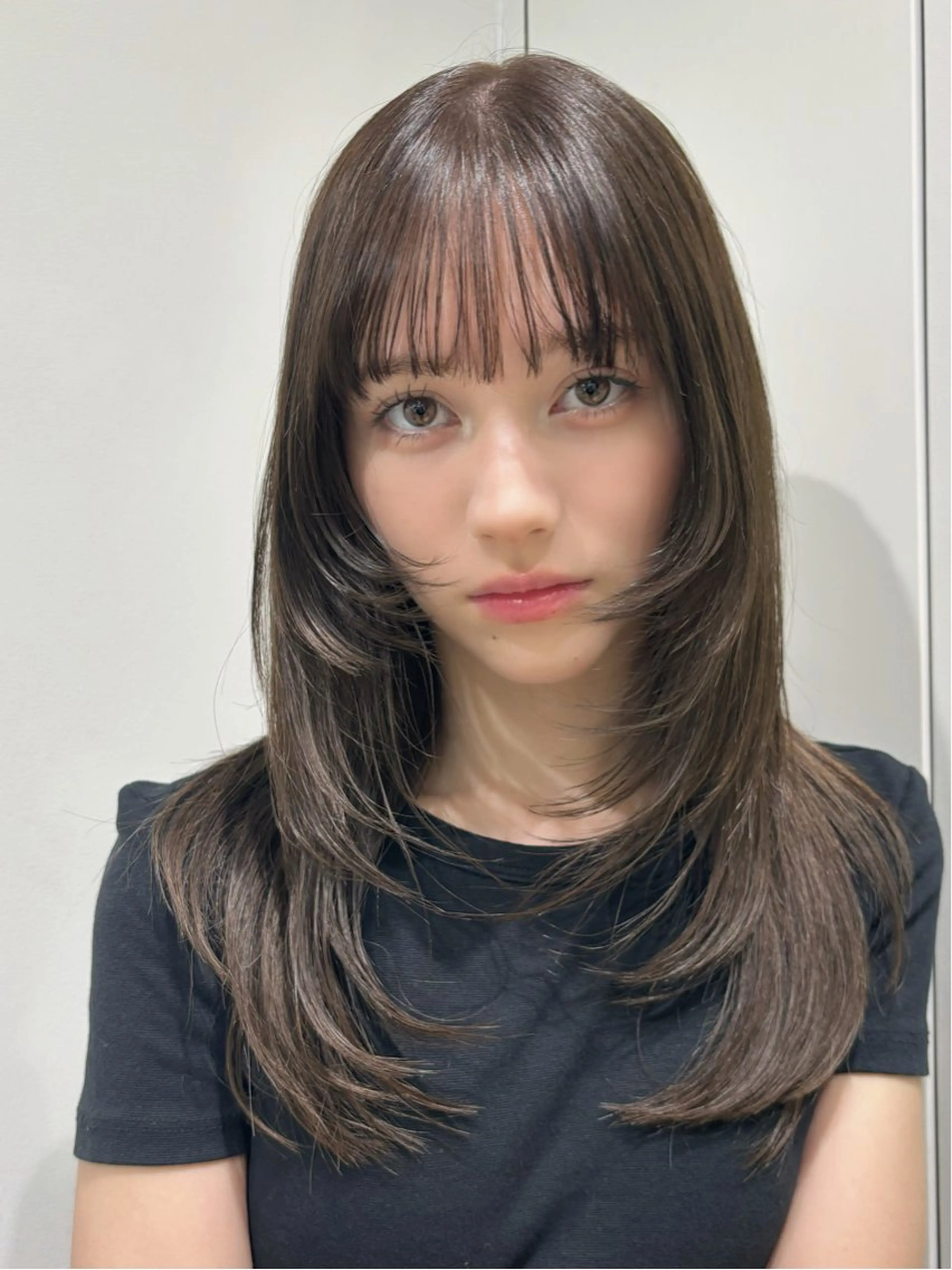 ミディアム カット トリートメント 耳つぼ屋さん ‎🤍りりのヘアスタイル