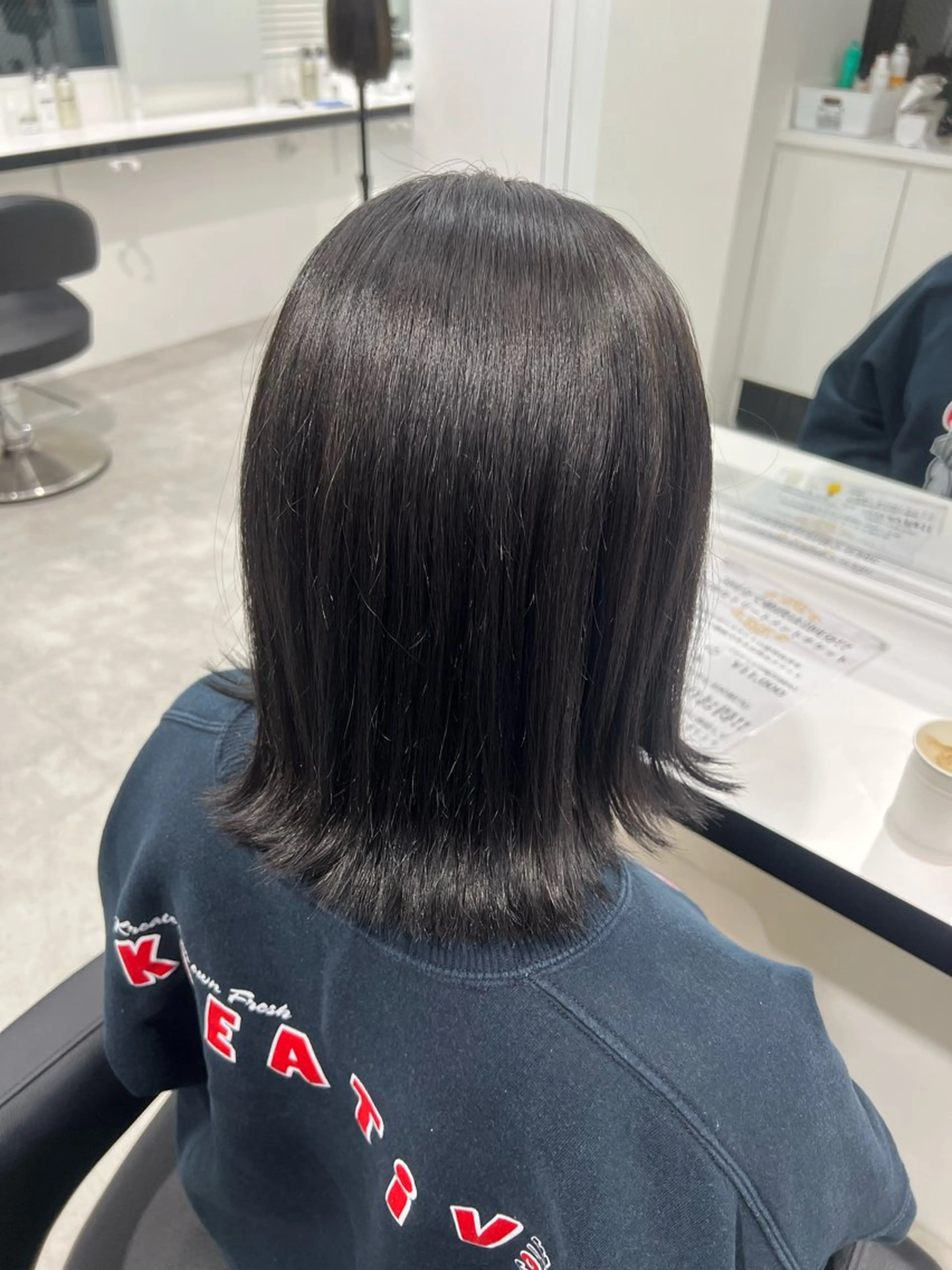 ミディアム ヘアカラー 🥨ベージュ/グレー ジュ/moe🥨のヘアスタイル