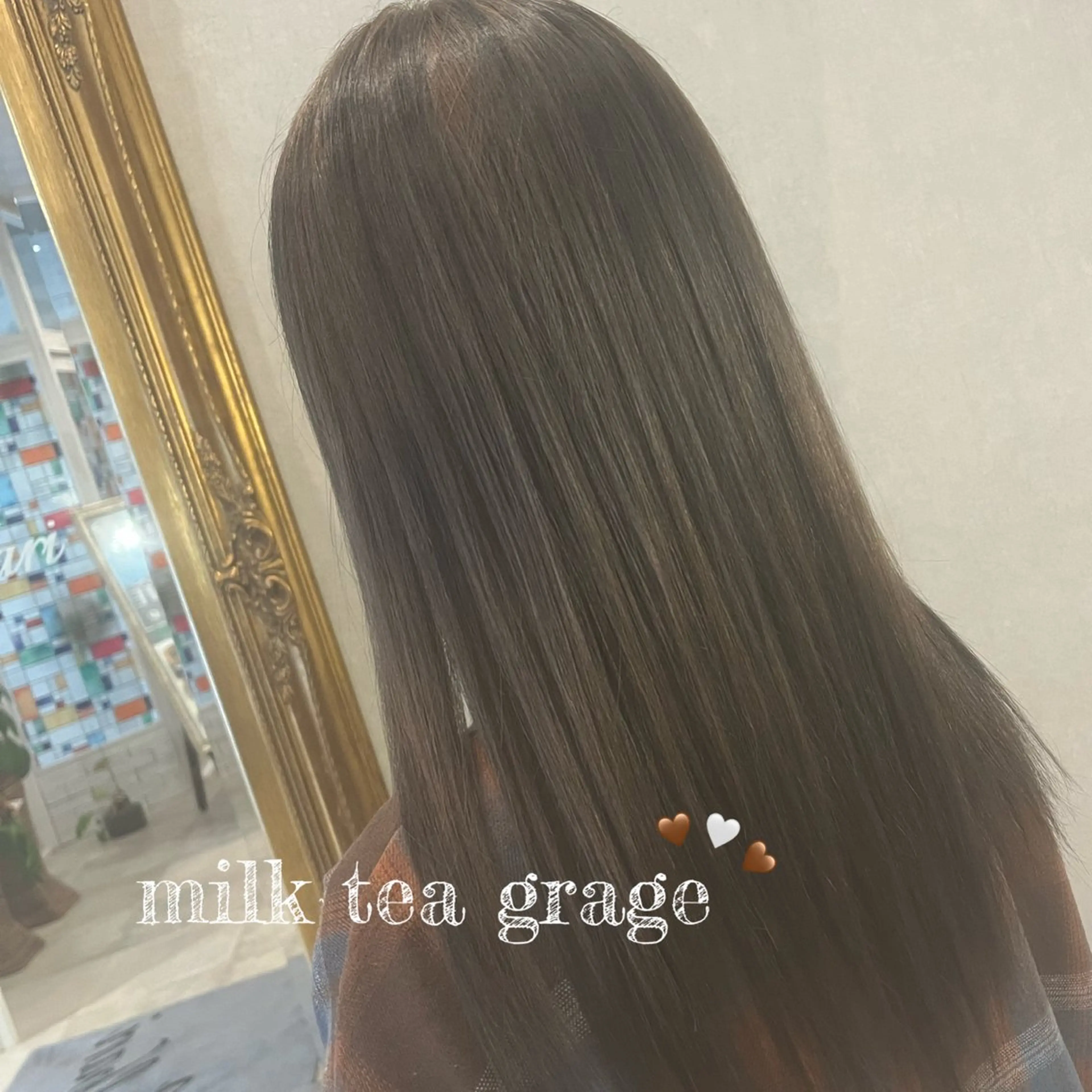 ロング ヘアカラー Calbari 中田 莉紗/奥州市水沢のヘアスタイル