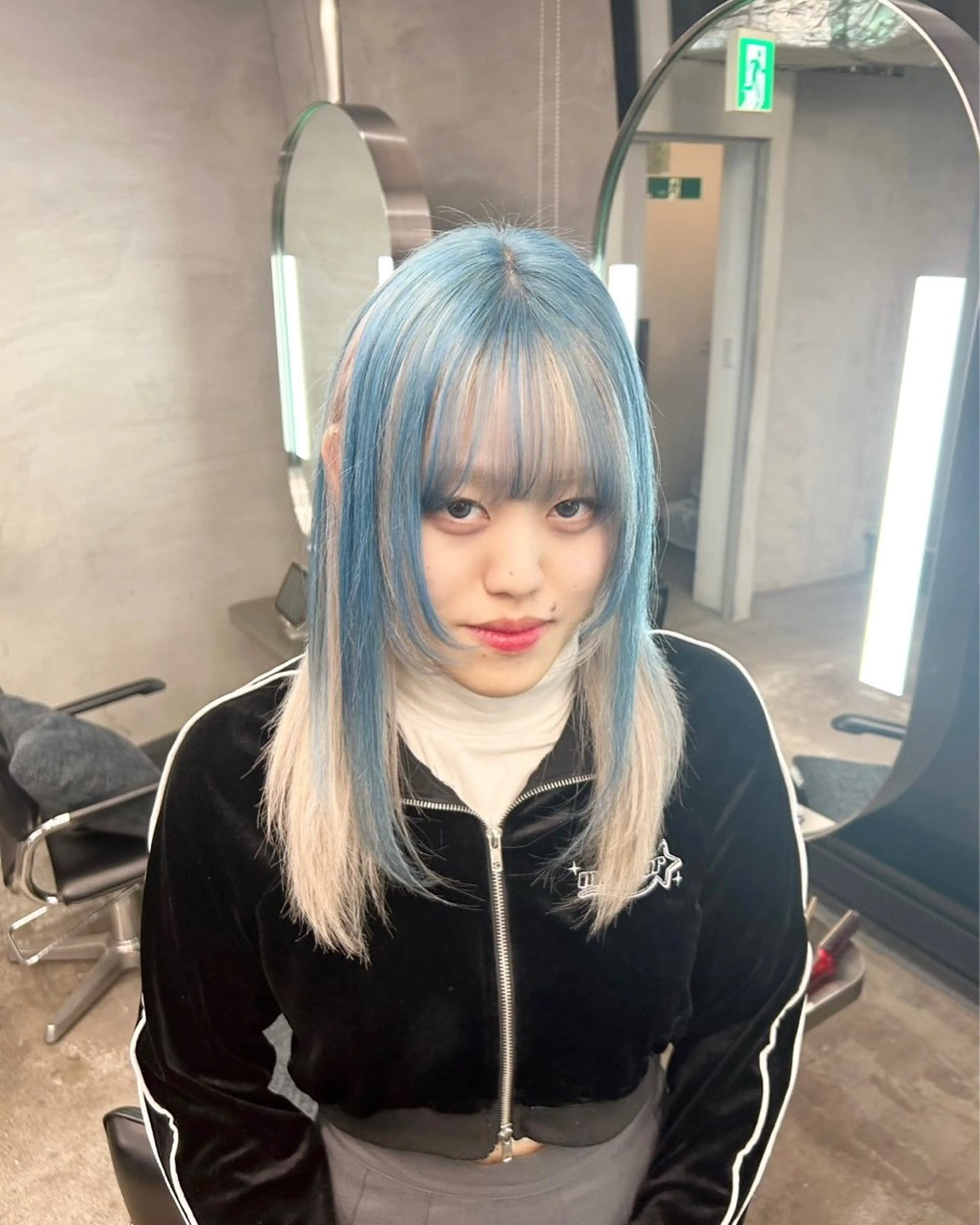 ロング ヘアカラー トリートメント 🍭韓国ヘア🍒 くびれ巻き/コウタのヘアスタイル