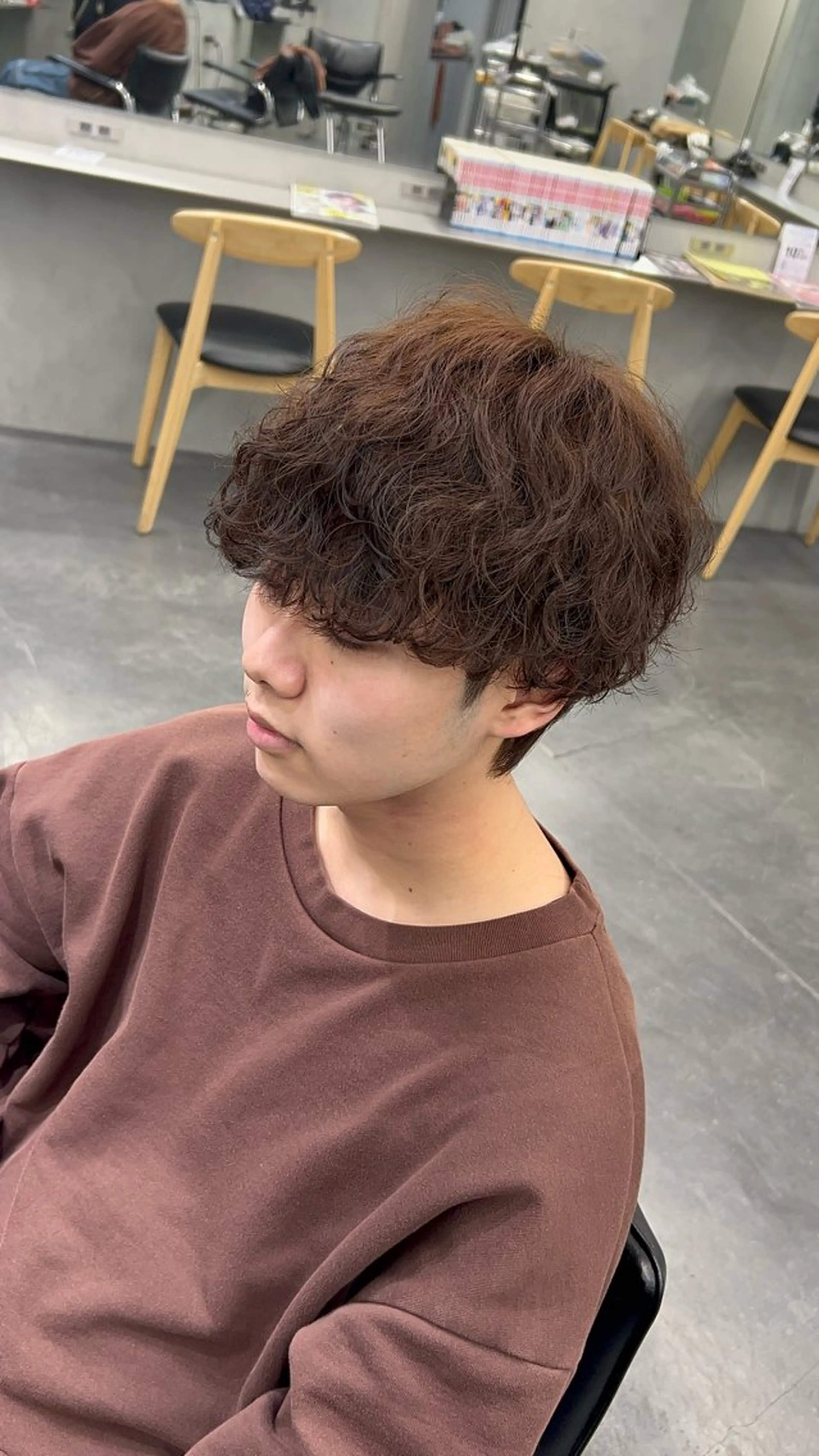 カラー パーマ メンズ 藤平海音/fifth PARKのヘアスタイル