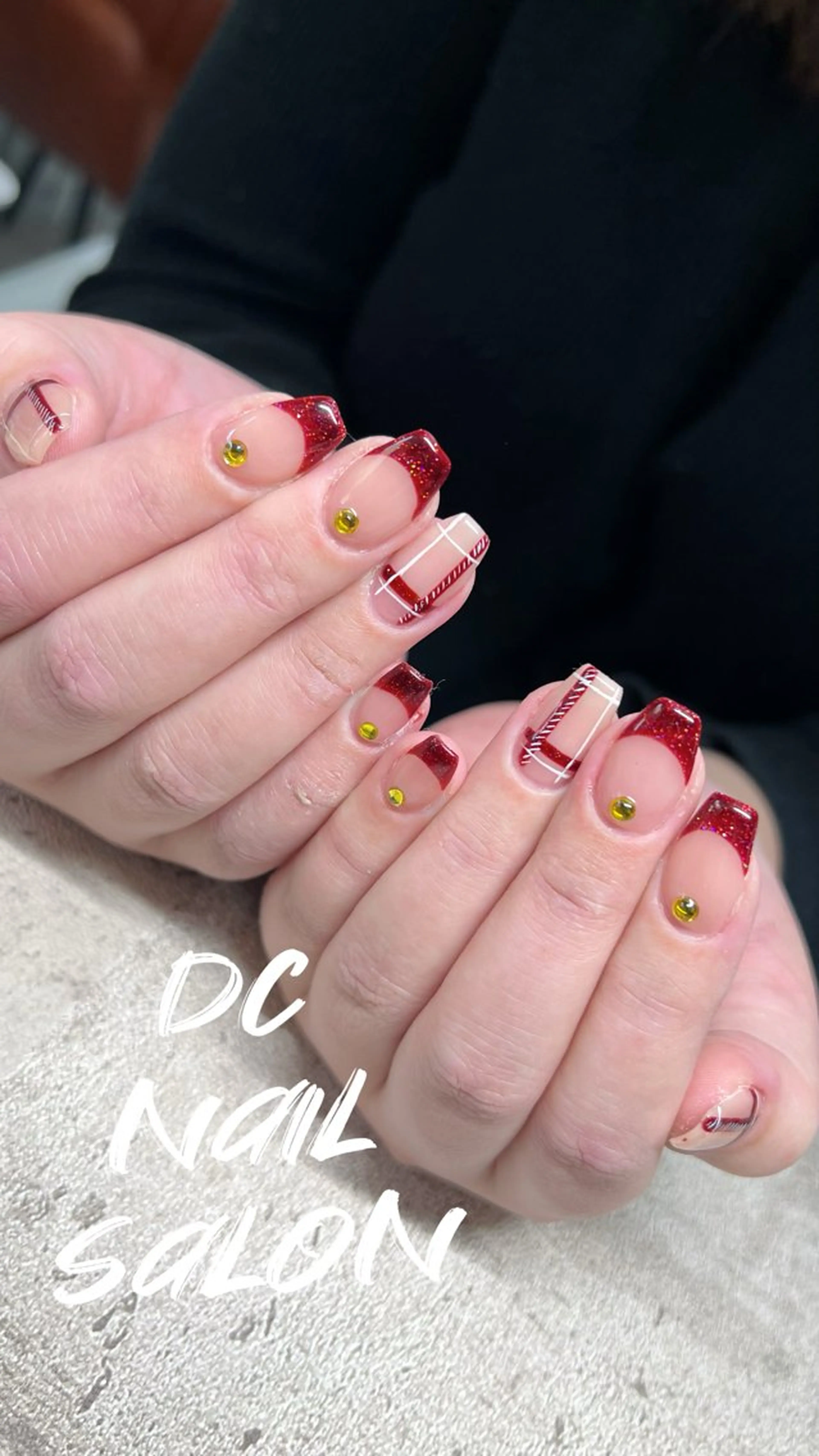 ネイル アートネイル 入学式 フレンチネイル ジェルネイル グラデーション DC nail salonのネイルデザイン