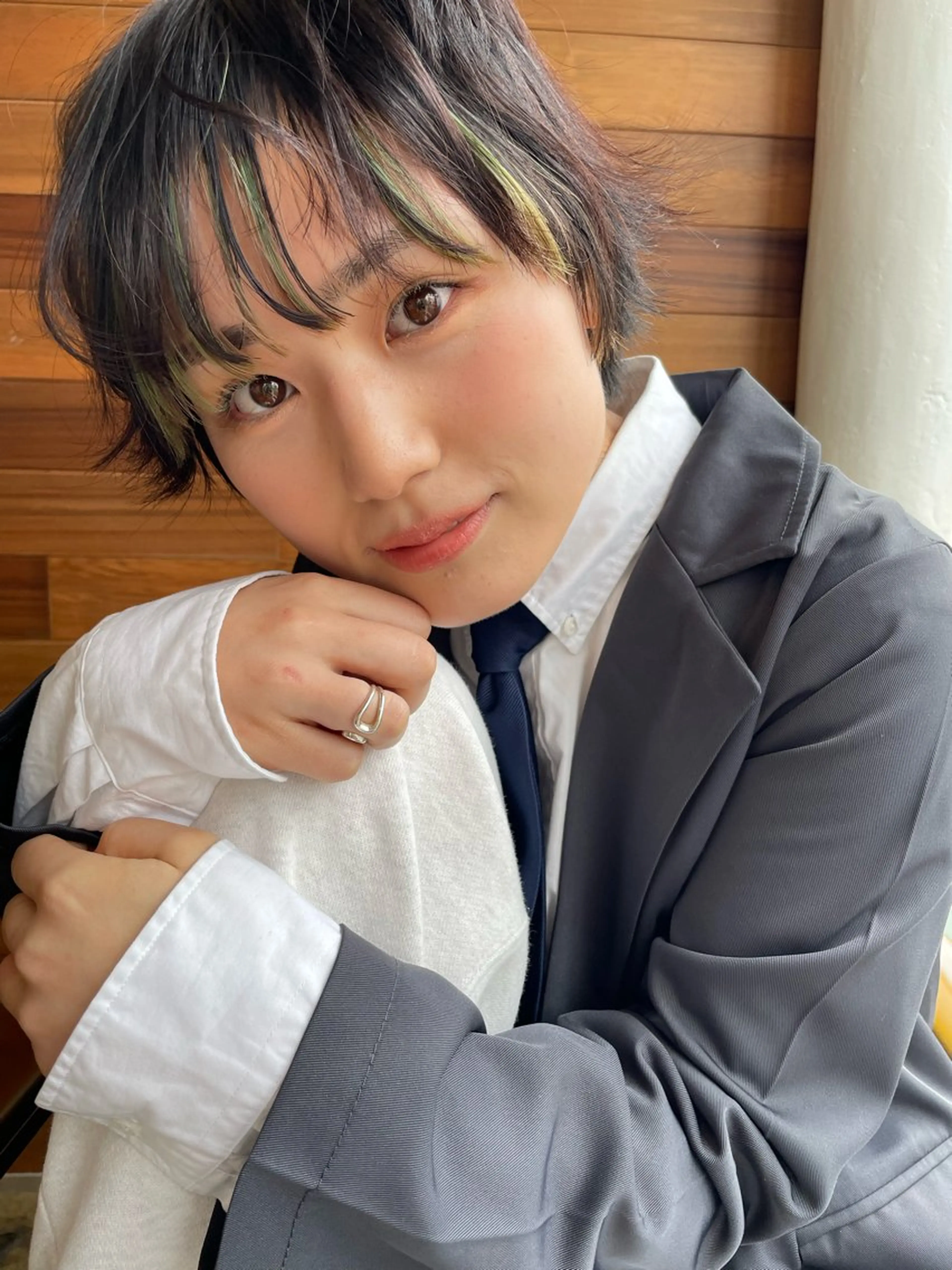 ショート メンズ 佐藤 櫻のヘアスタイル