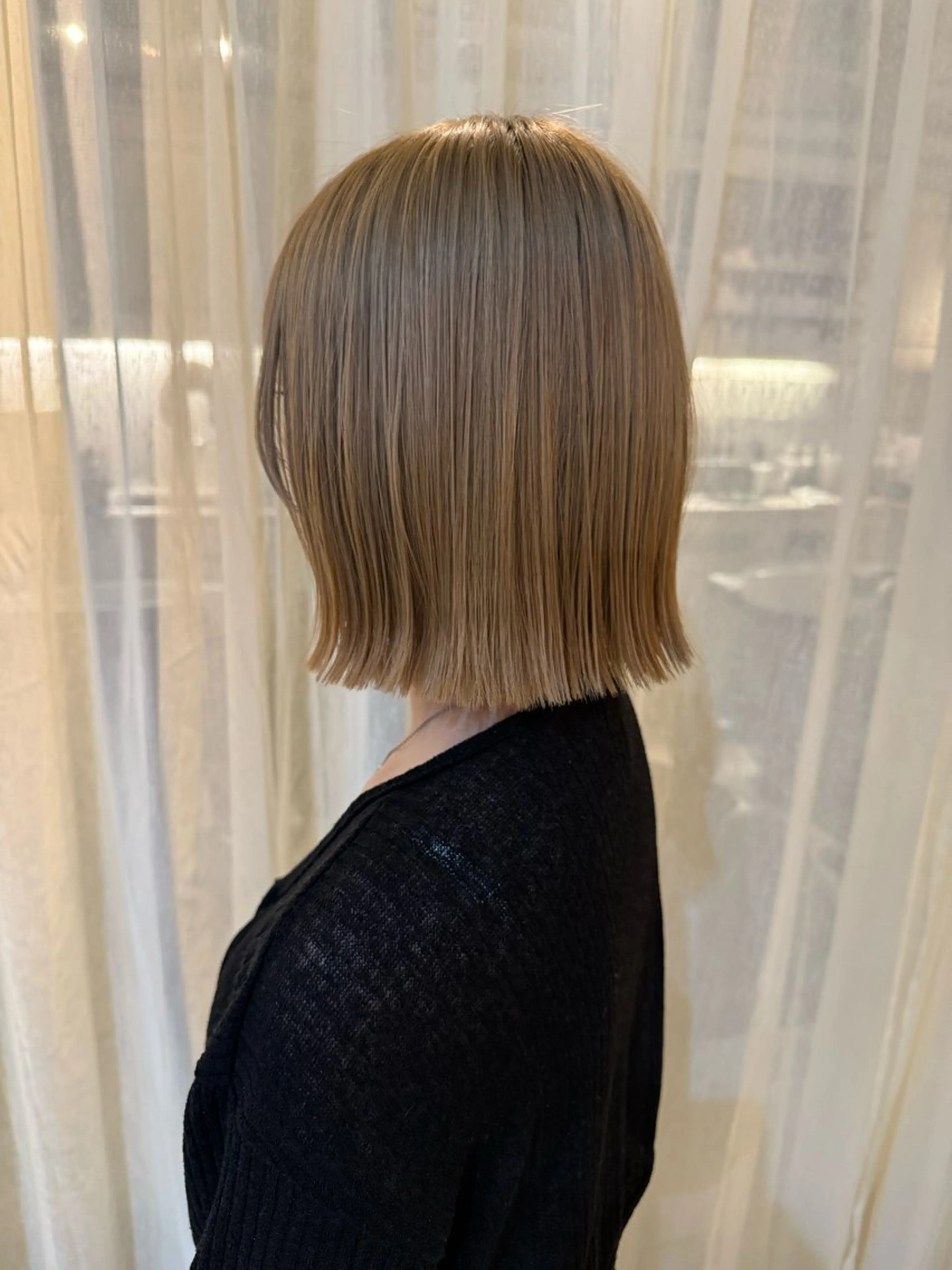 ショート replay所属・藤原 百花のヘアスタイル
