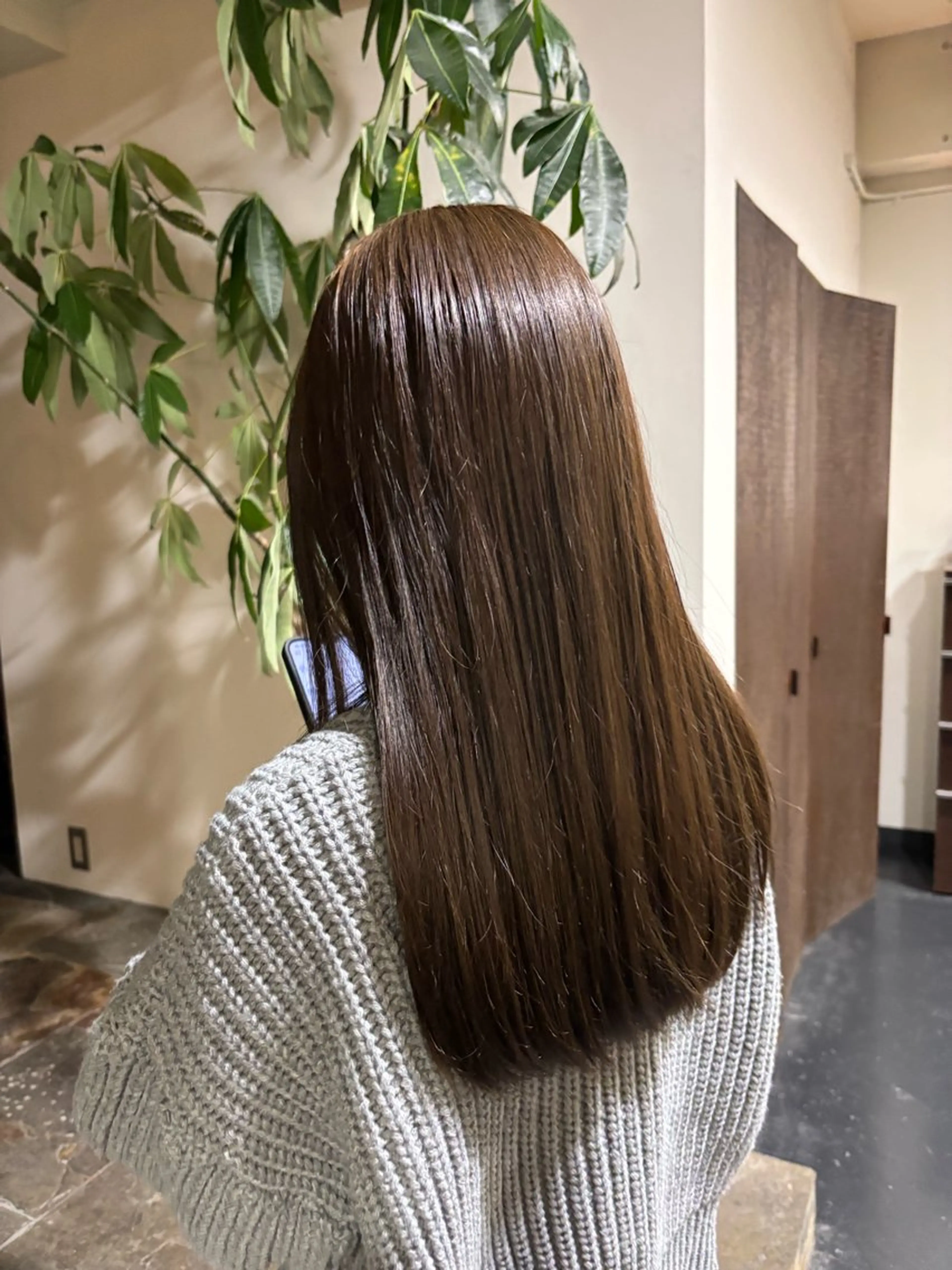 ロング ヘアカラー トリートメント saraju コナツのヘアスタイル