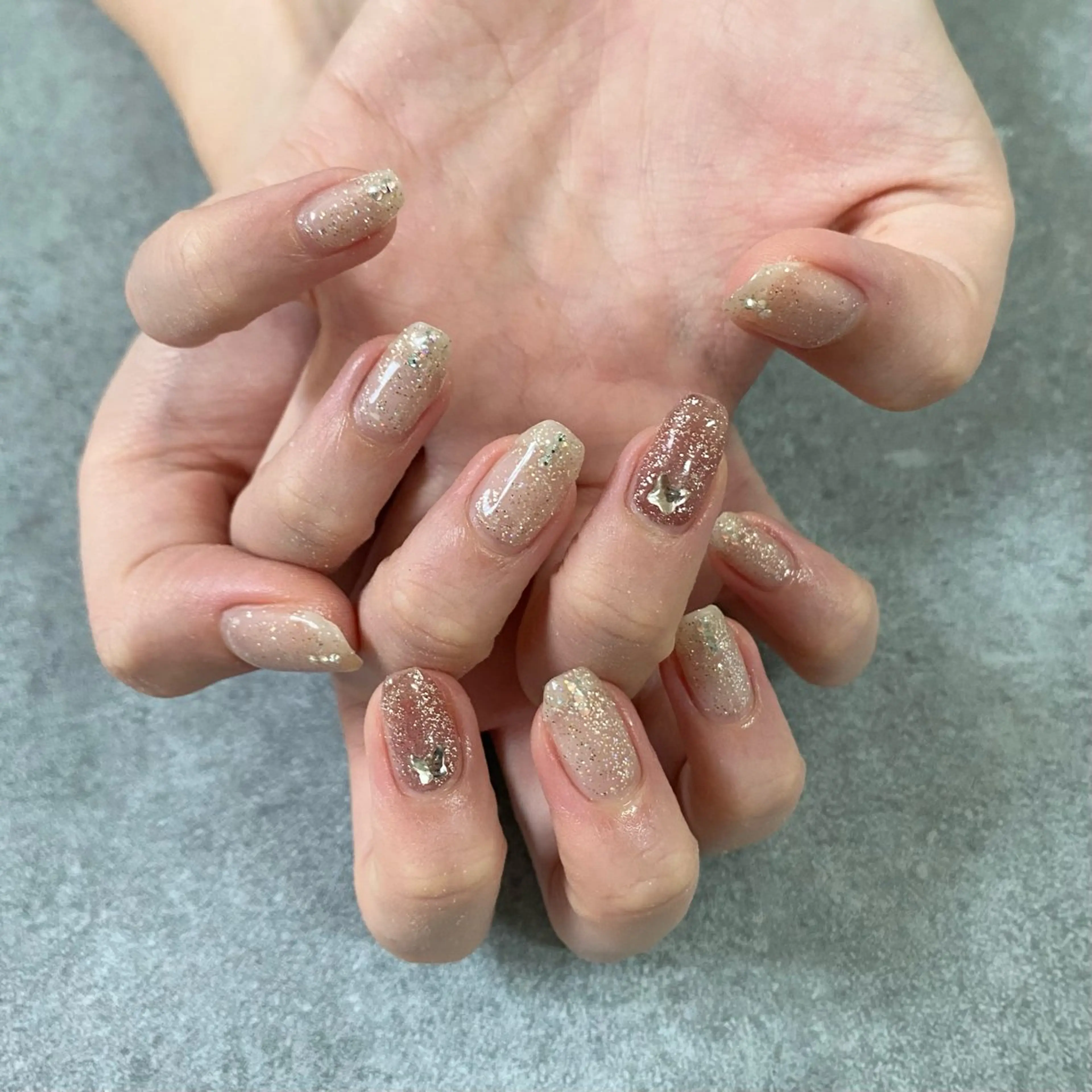 ネイル フラッシュネイル ハンドネイル nail salon muuのネイルデザイン